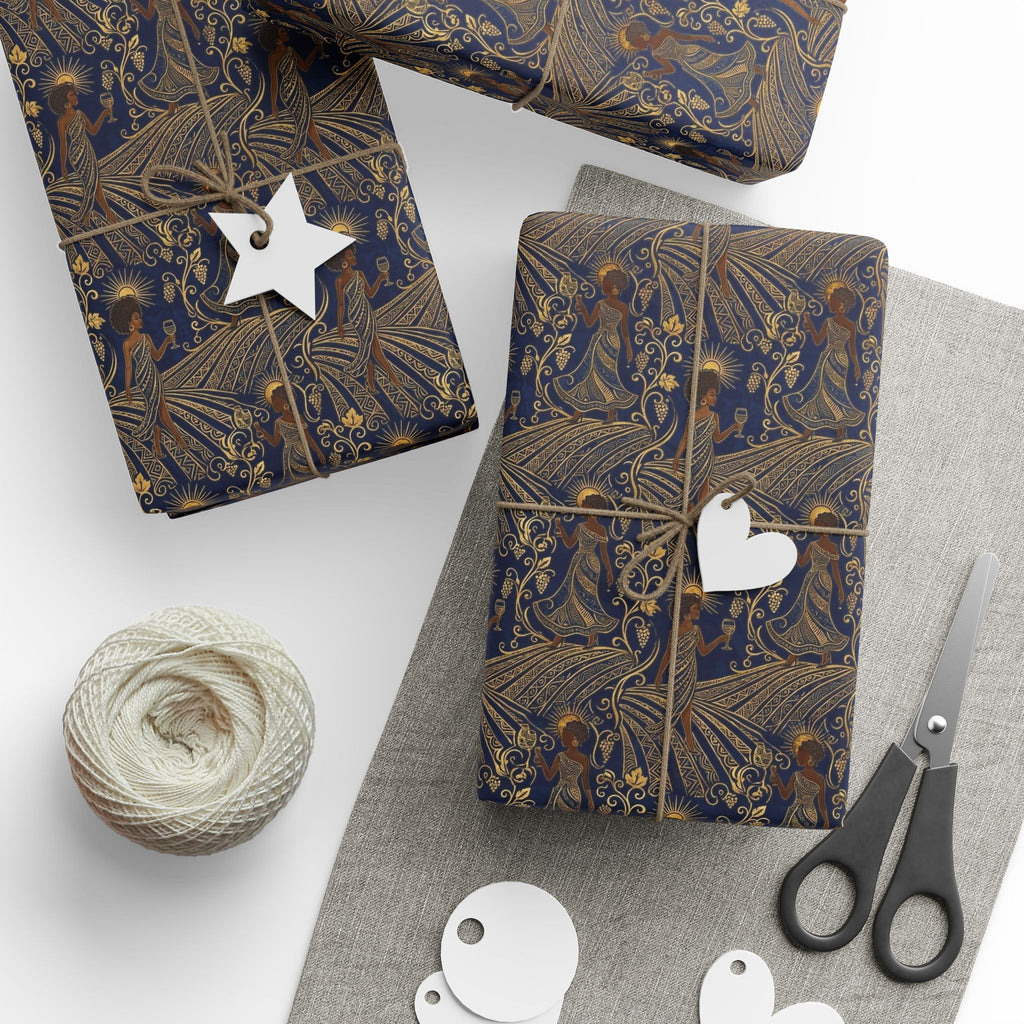 Vineyard Wine Tasting Excursion Wrapping Paper — Family Wrap Co.