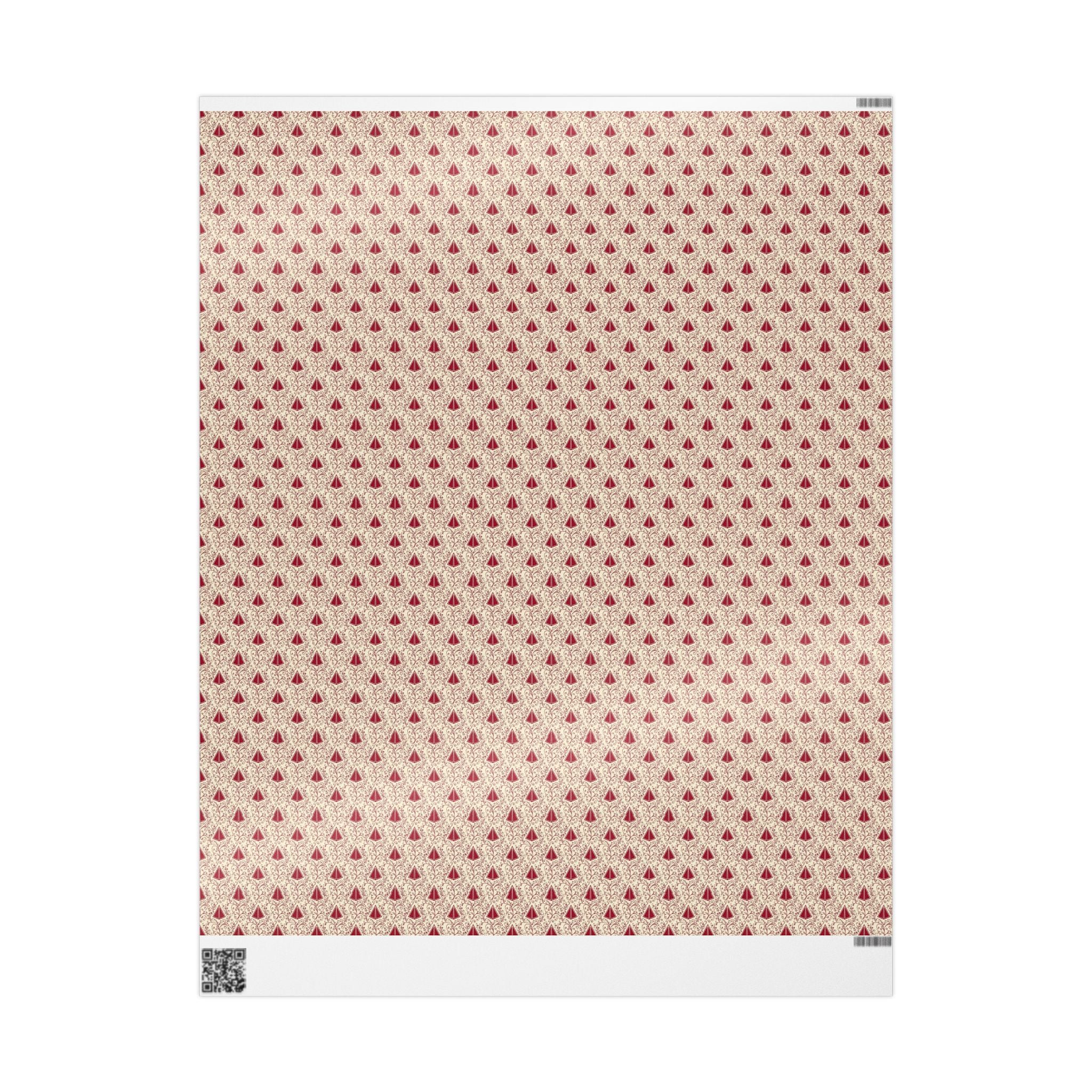 Pyramid & Filigree Statement Pattern — African American Gift Wrap by Family Wrap Co.