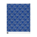 Royal Blue White Strolling Reverie Wrapping Paper — Family Wrap Co.