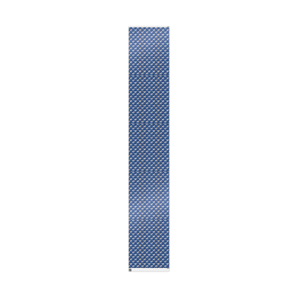 Star Rise Families of Light — Royal Blue & Silver Celestial Wrapping Paper — Family Wrap Co.
