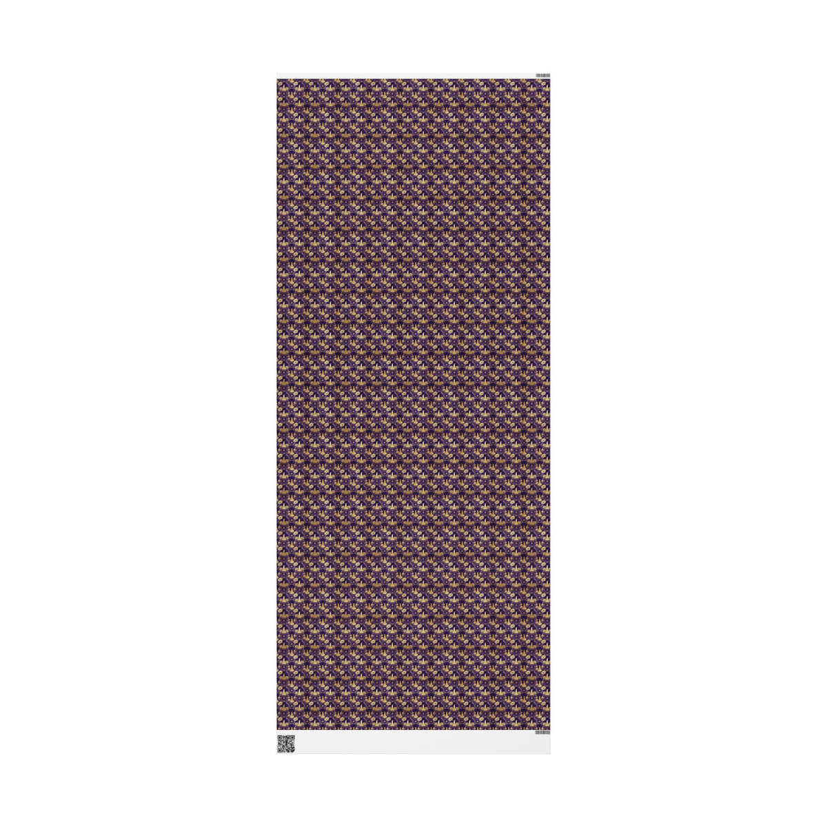 Royal Purple & Old Gold Majesty Collection — African American Gift Wrap by Family Wrap Co.