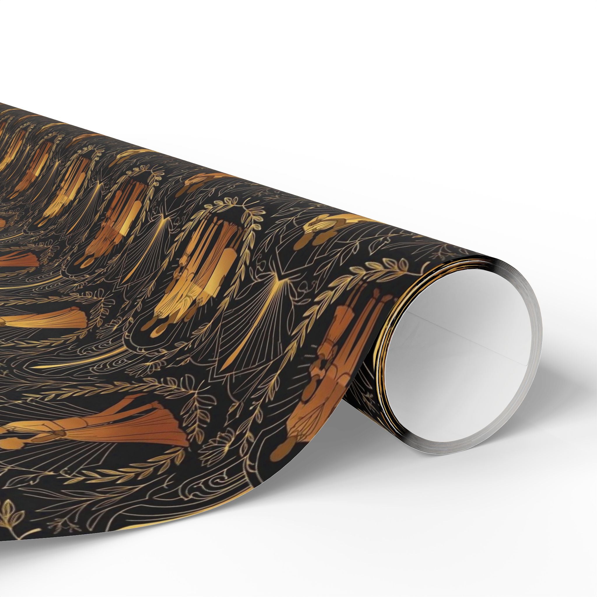Black & Gold Opulence Luxury Wrapping Paper — Family Wrap Co.