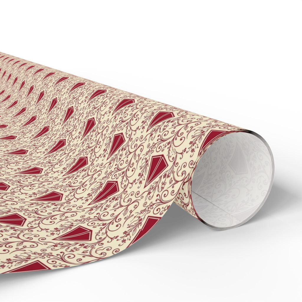 Pyramid & Filigree Statement Pattern — African American Gift Wrap by Family Wrap Co.