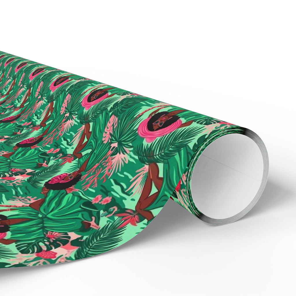 Tropical Beach Vacation Getaway Wrapping Paper — Family Wrap Co.