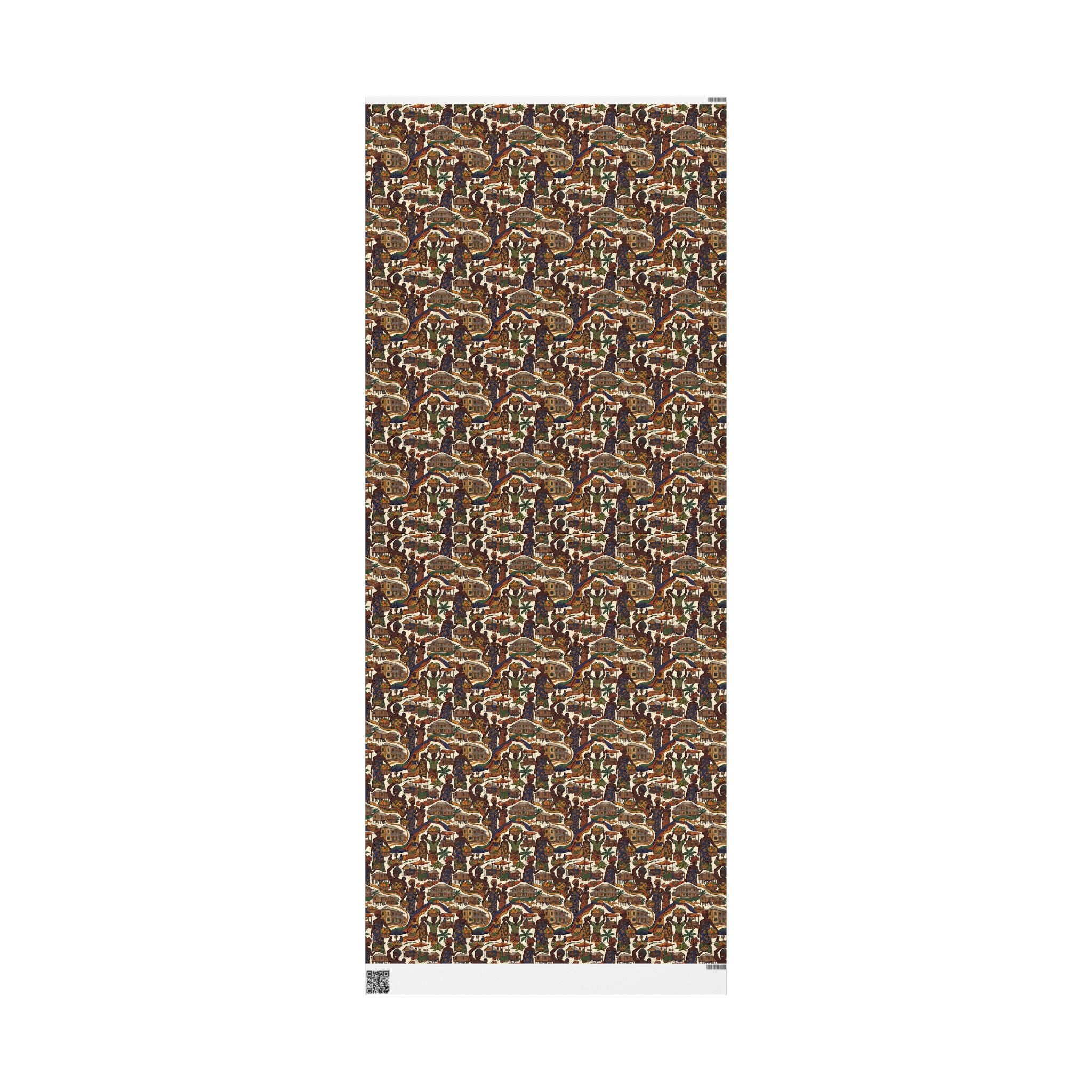 Sierra Leone Market Celebration Wrapping Paper — Family Wrap Co.