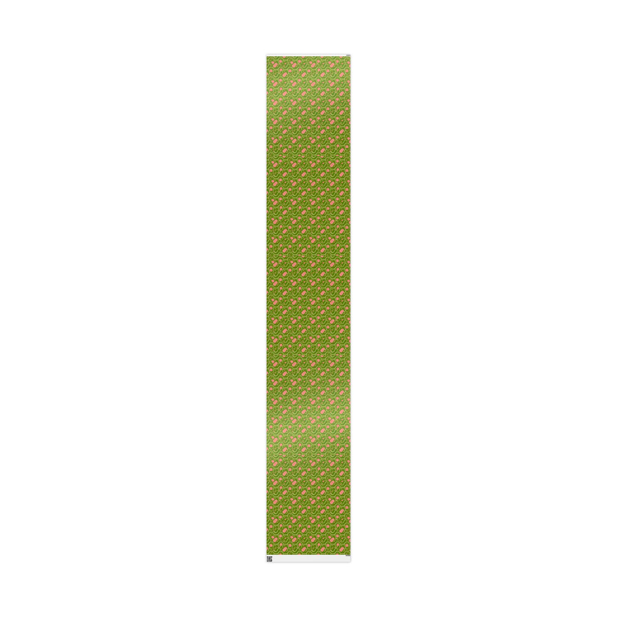 Pink & Green Pearl Garden Pattern — African American Gift Wrap by Family Wrap Co.