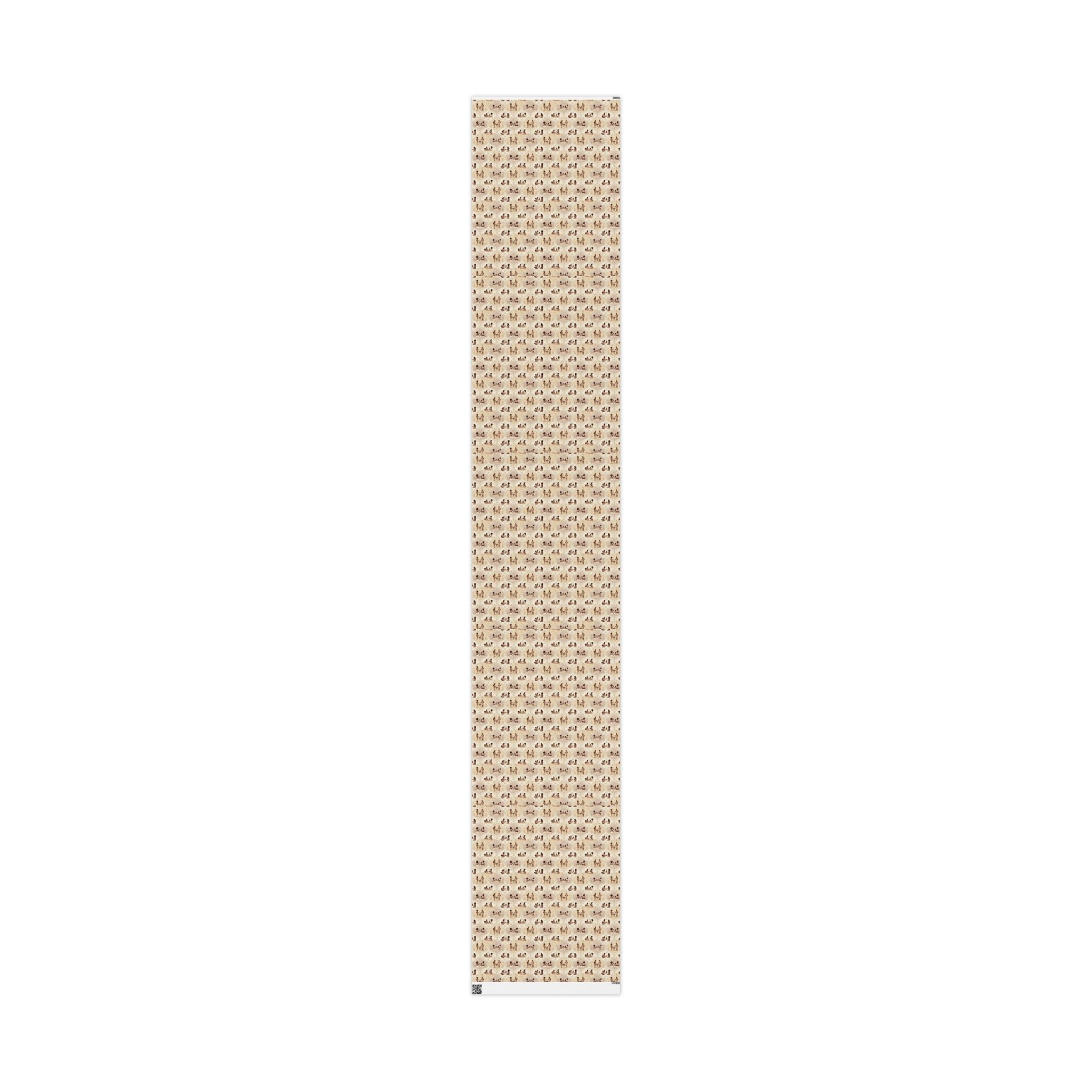 Backyard BBQ Joy — Taupe & Sand Wrapping Paper — Family Wrap Co.