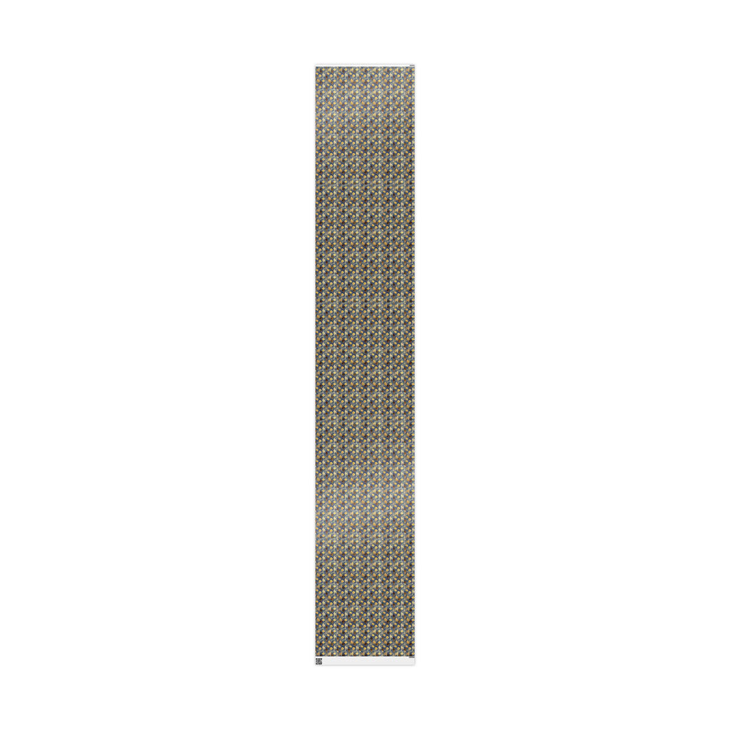 Sapphire Crown & Golden Bloom Wrapping Paper — Family Wrap Co.