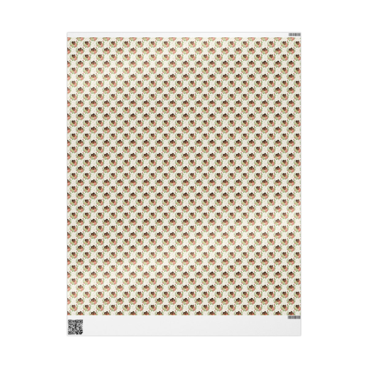 Rose Garden & Ivy Family — African American Gift Wrap by Family Wrap Co.