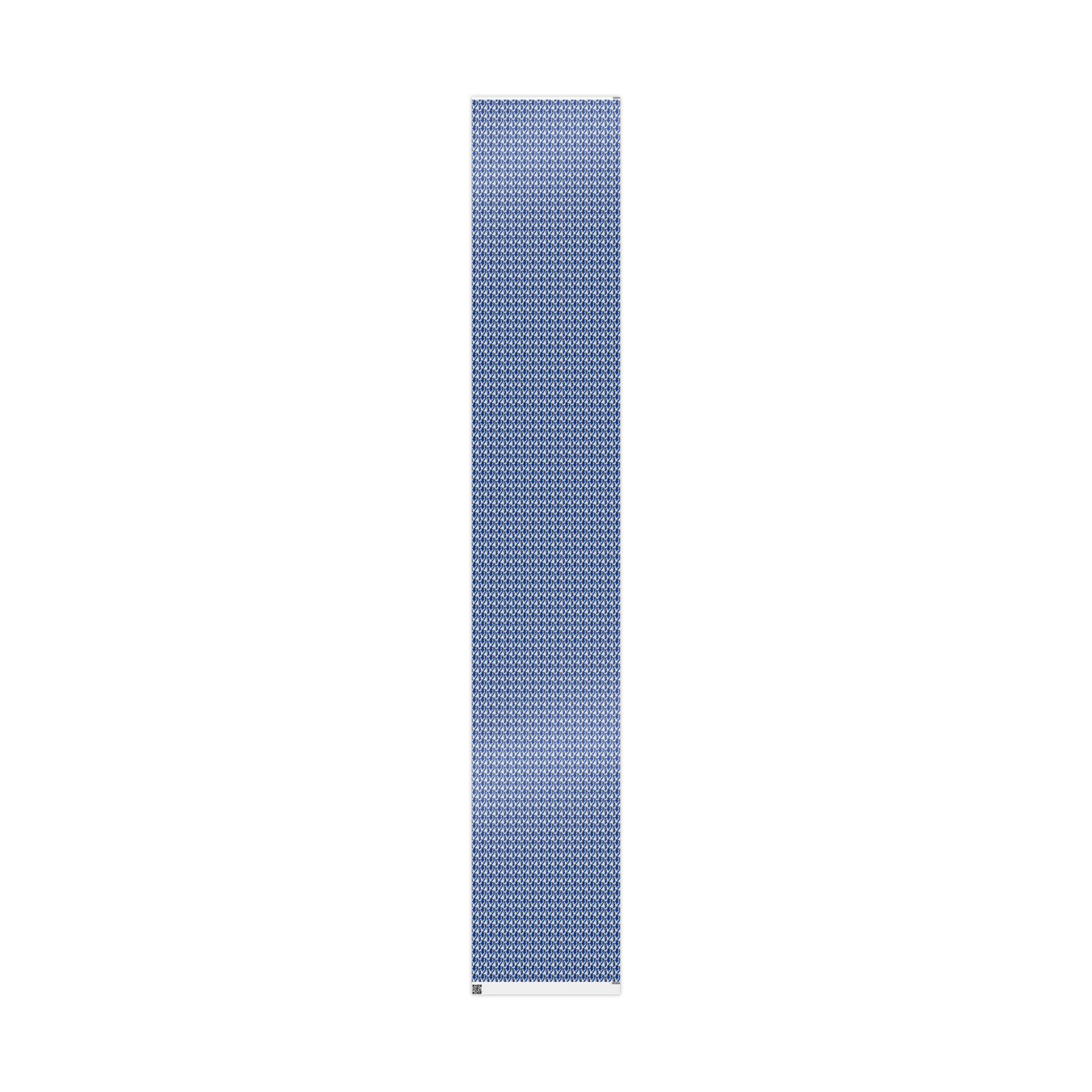 Royal Blue & White Dove Sky -- Women of Grace — African American Gift Wrap by Family Wrap Co.