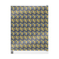 Blue & Gold Family Prestige Wrap — African American Gift Wrap by Family Wrap Co.