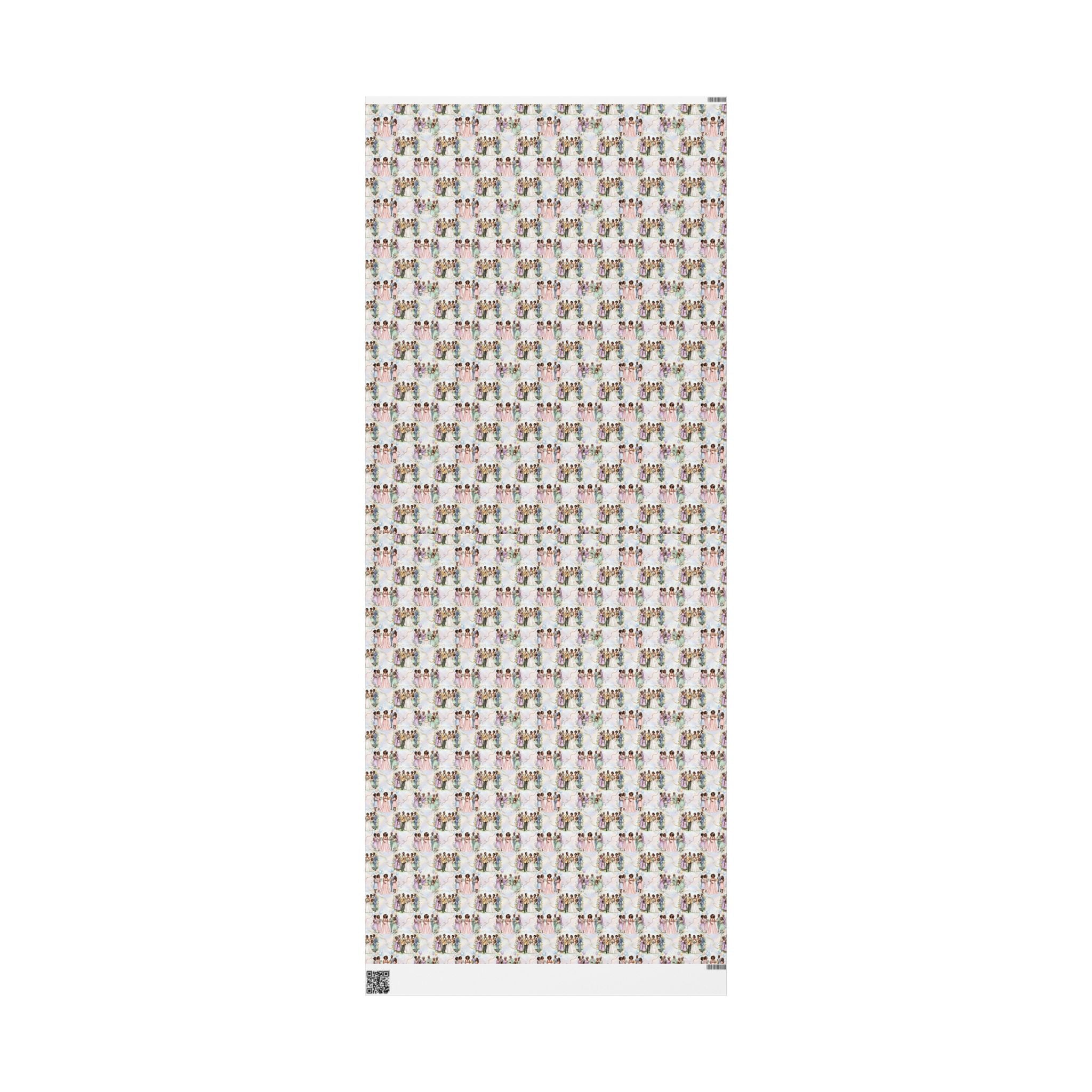 Blush & Rose Celebration Wrapping Paper — Family Wrap Co.