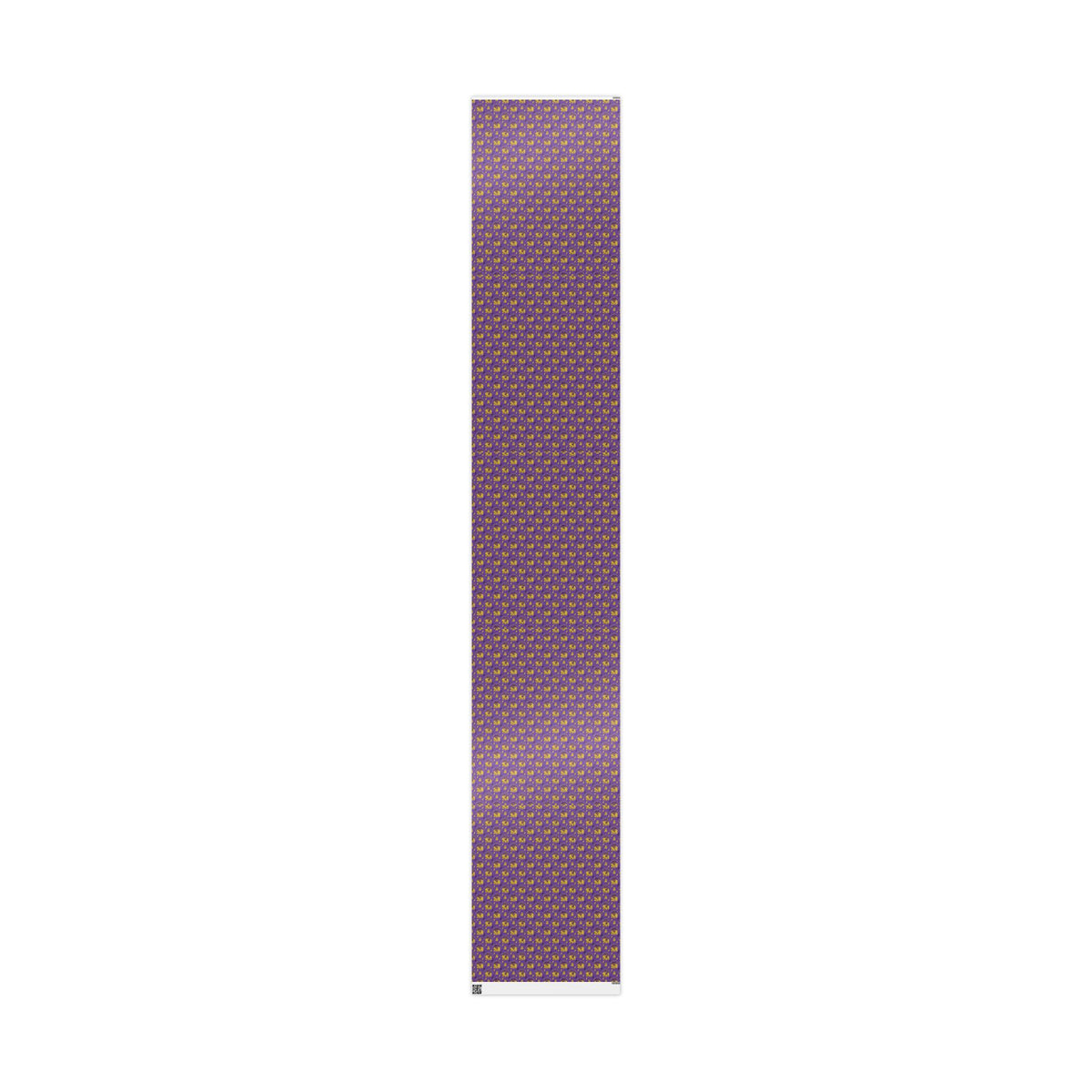 Royal Purple & Old Gold Family Heritage Pattern — African American Gift Wrap by Family Wrap Co.