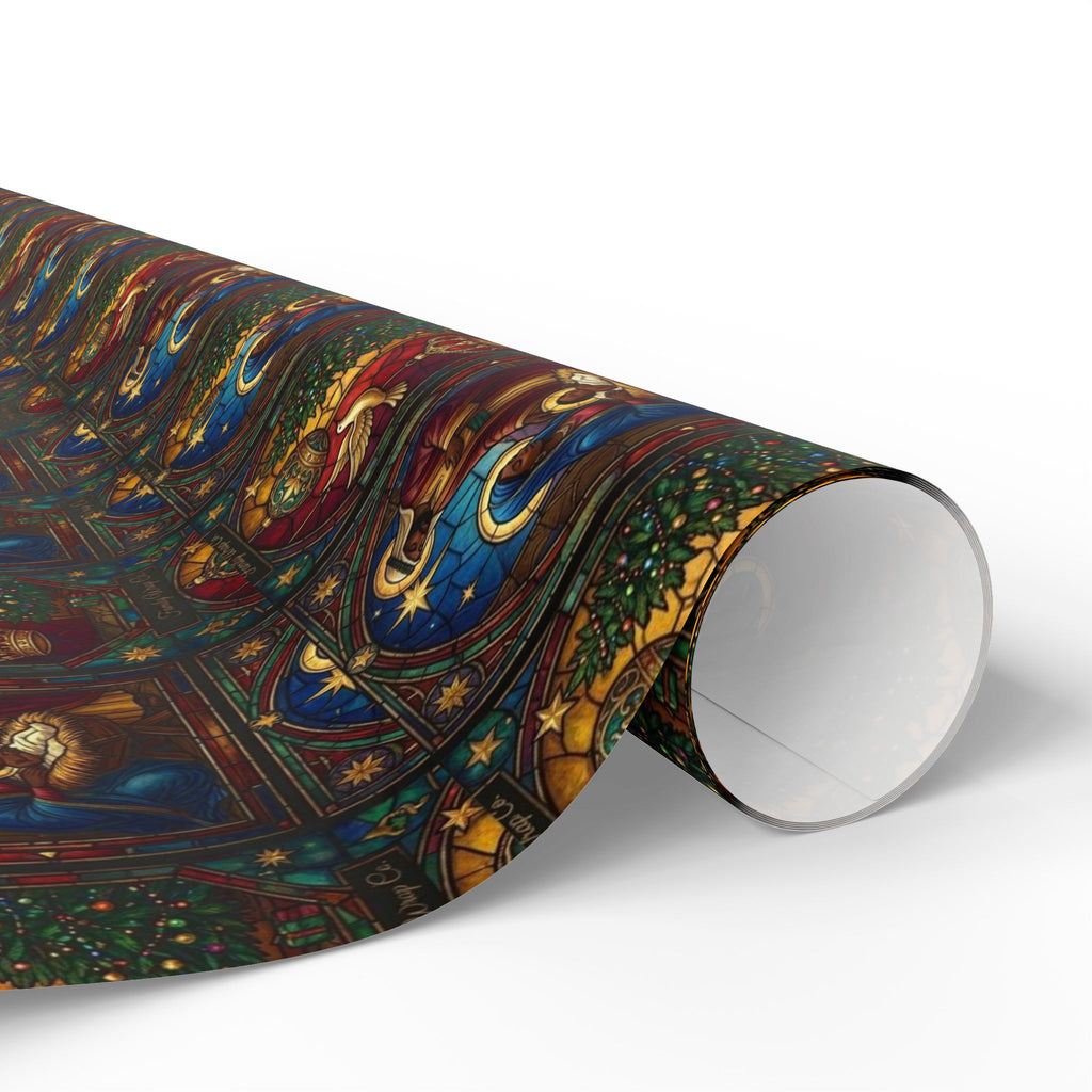 Afrocentric Nativity Scene Pattern — African American Gift Wrap by Family Wrap Co.