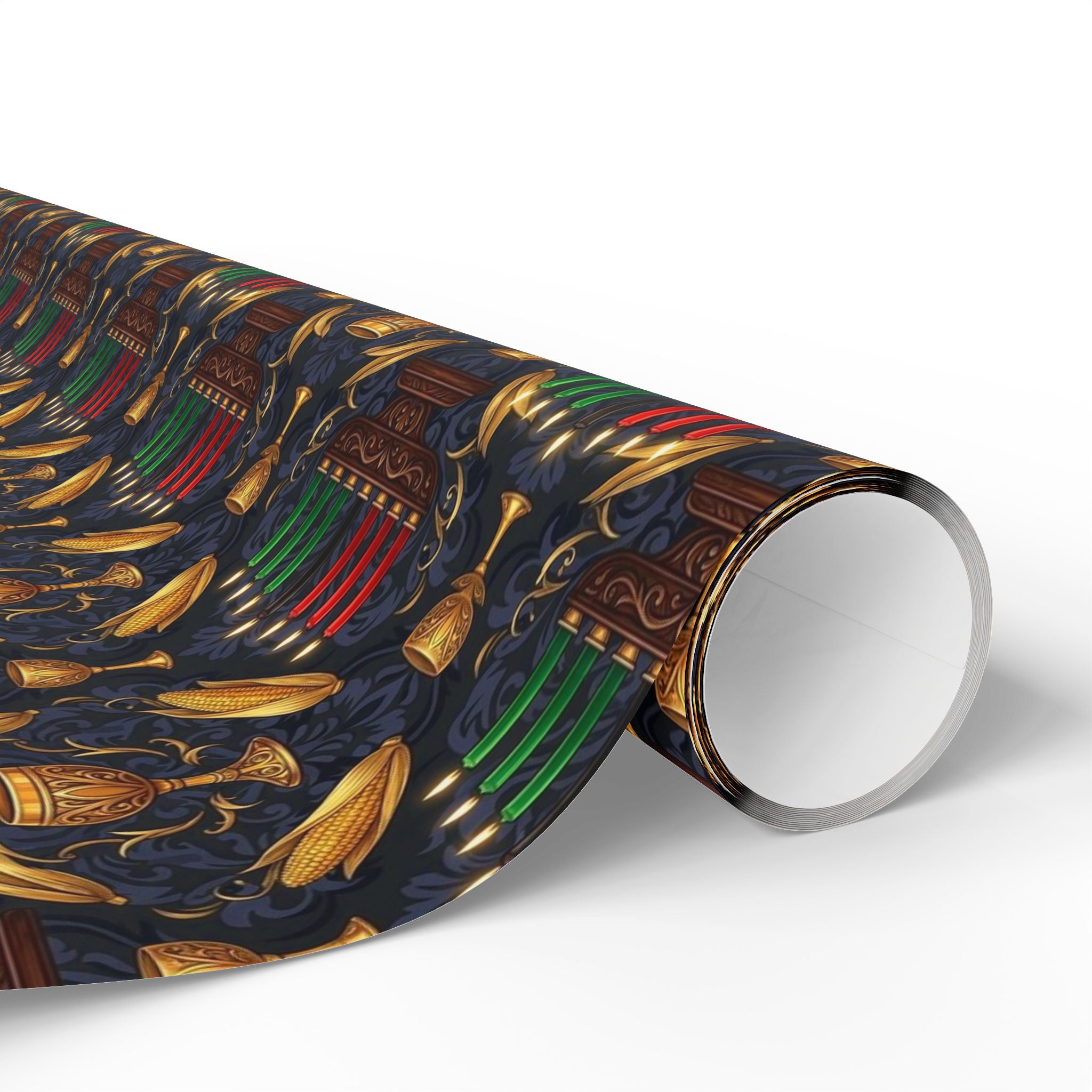 Kinara Glow Celebration Wrapping Paper — Family Wrap Co.