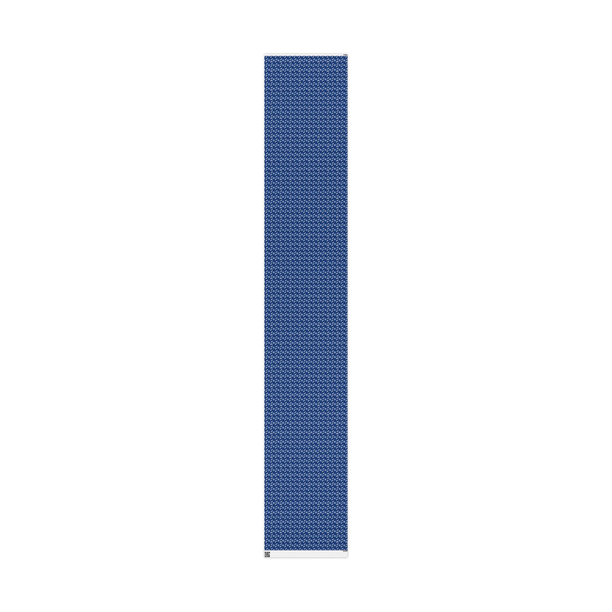 Royal Blue Dove & Rose Pattern — Silver Grace — African American Gift Wrap by Family Wrap Co.