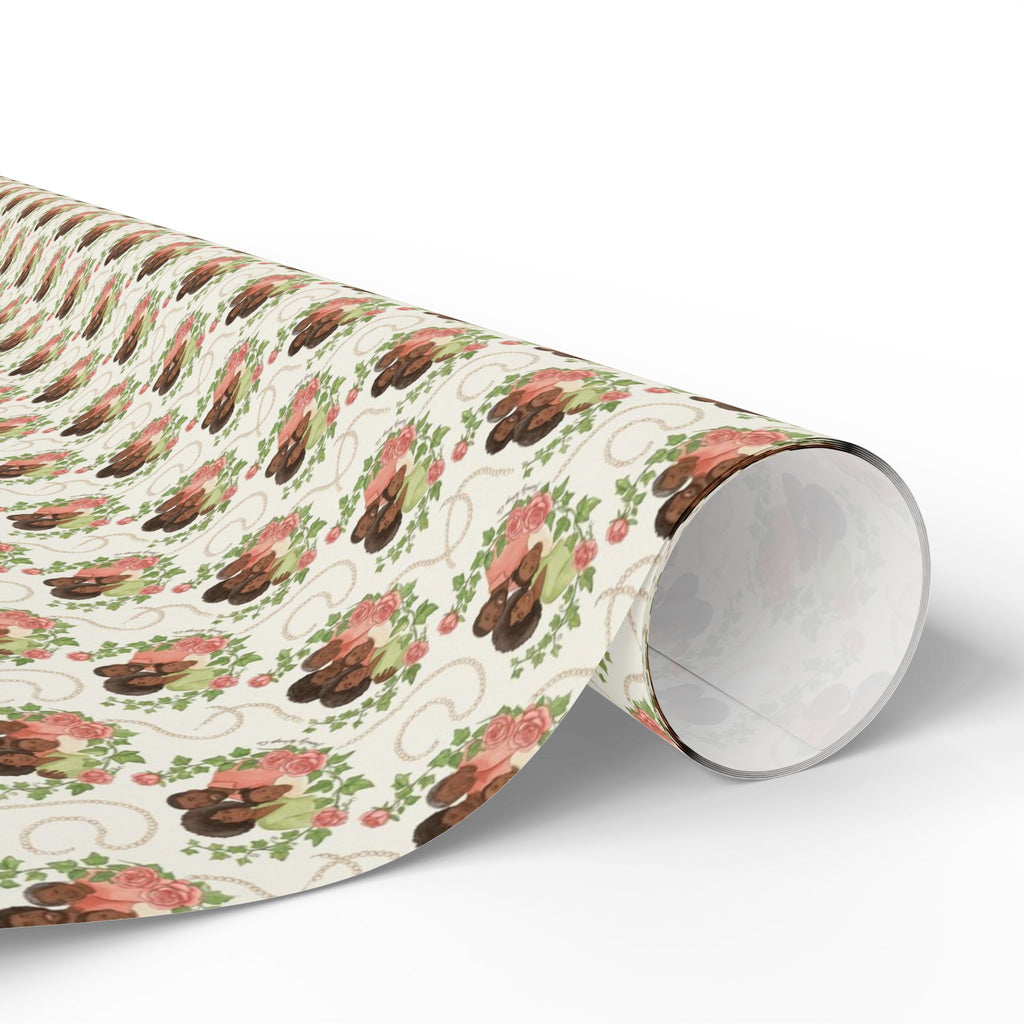 Rose Garden & Ivy Family — African American Gift Wrap by Family Wrap Co.