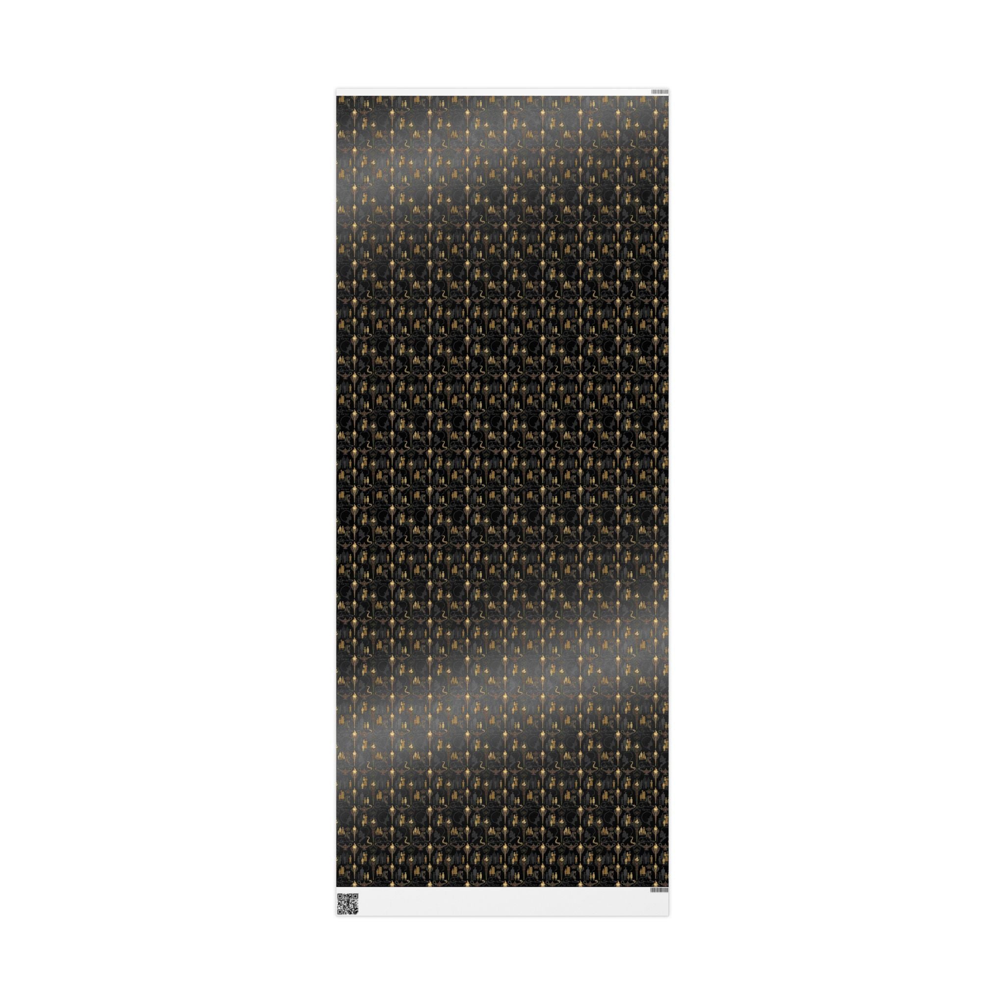 Onyx Sphinx & Gold Wrapping Paper — Family Wrap Co.