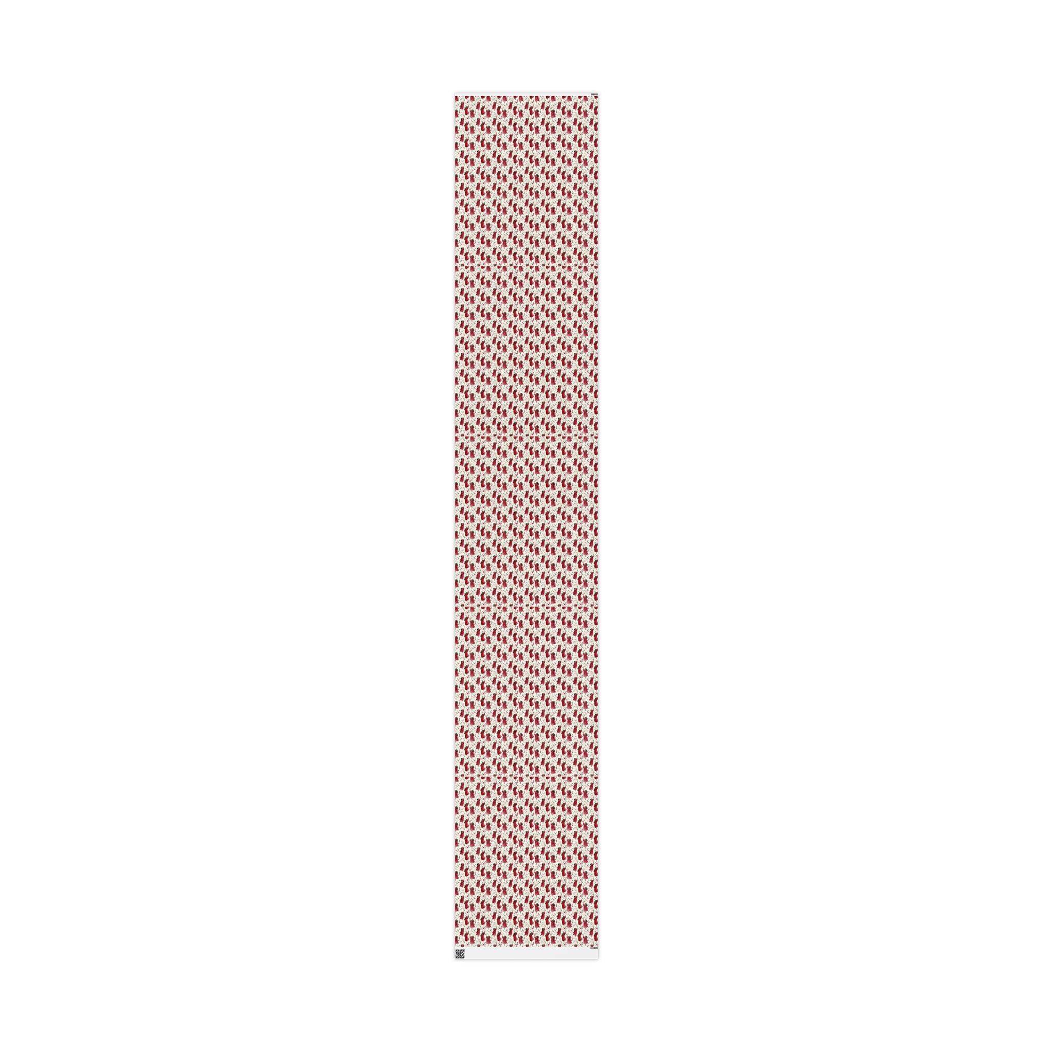 Crimson Cream Graduation Radiance Wrapping Paper — Family Wrap Co.