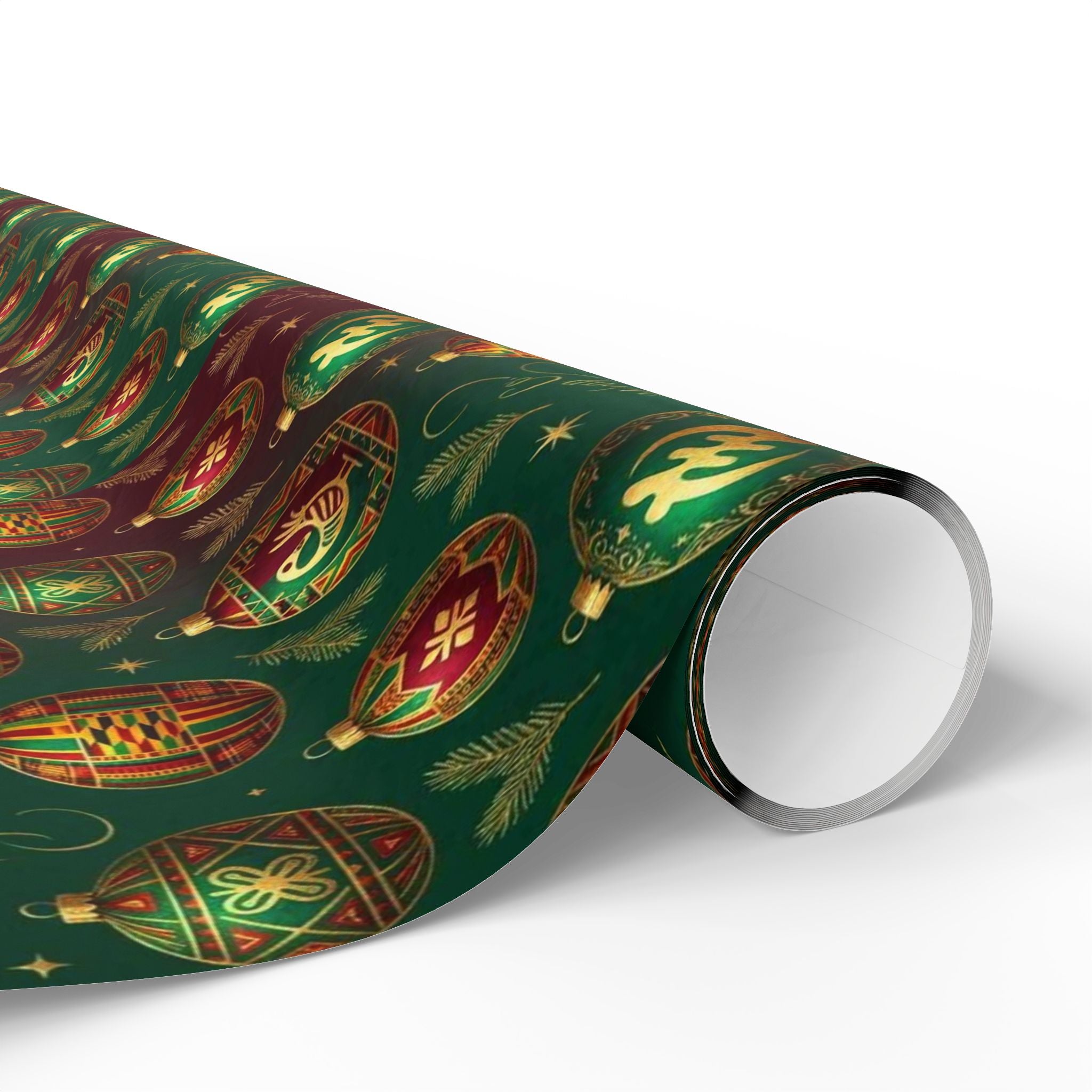 Golden Ornament Celebration Wrapping Paper — Family Wrap Co.