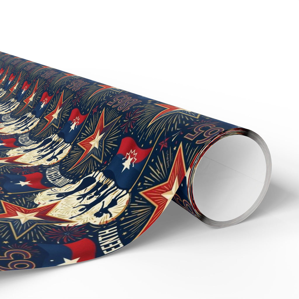 Juneteenth Freedom Celebration Pattern — African American Gift Wrap by Family Wrap Co.