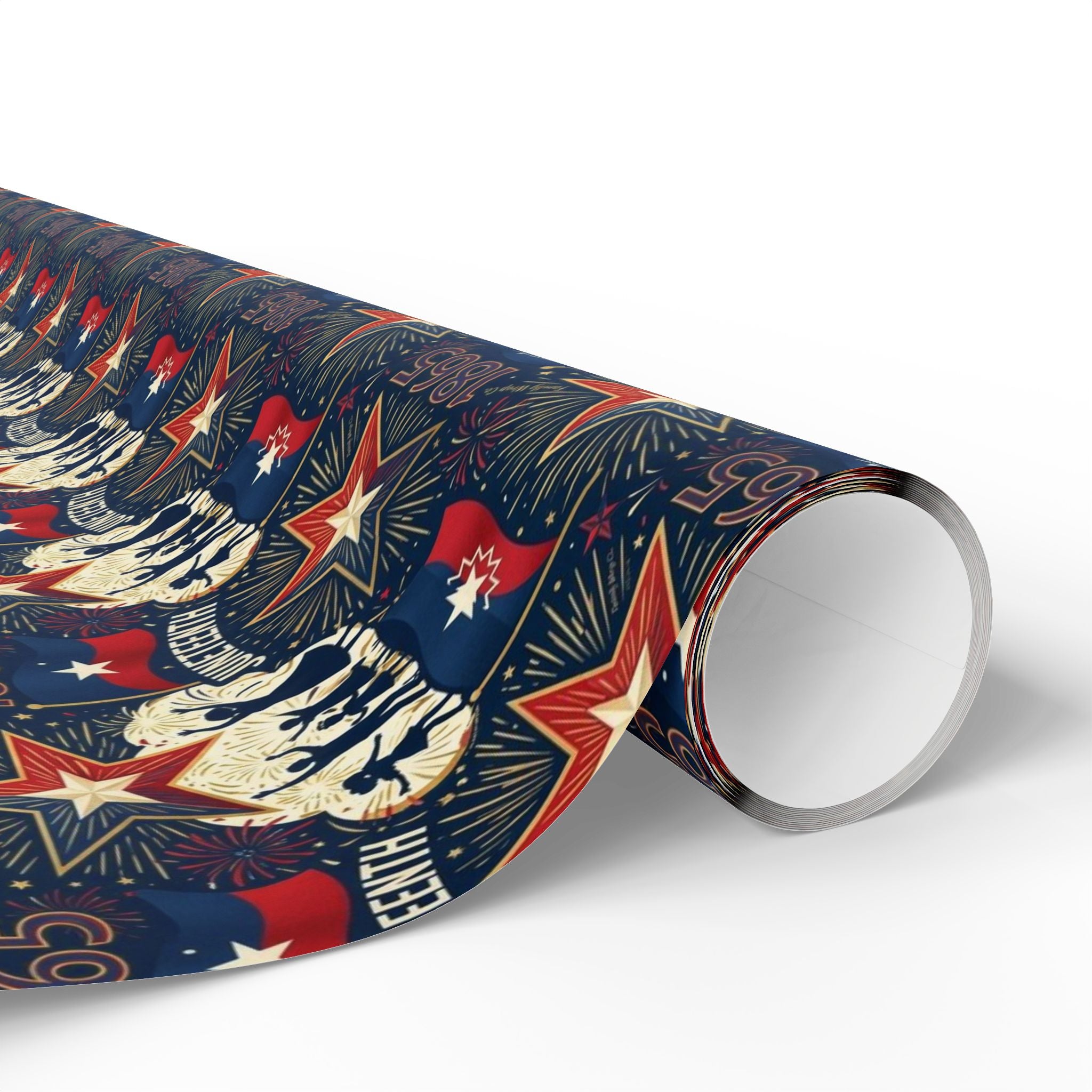 Juneteenth Freedom Celebration Pattern — African American Gift Wrap by Family Wrap Co.