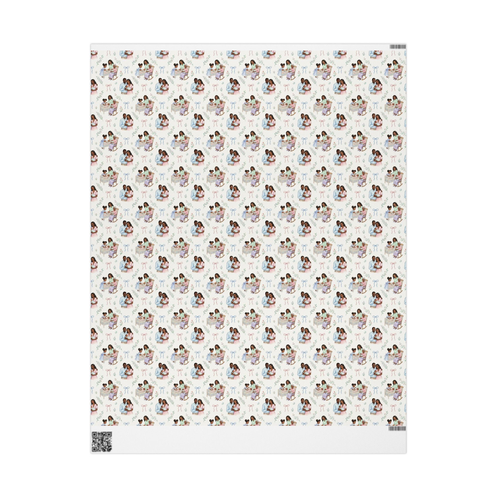 Pastel Baby & Family Joy Wrapping Paper — Family Wrap Co.