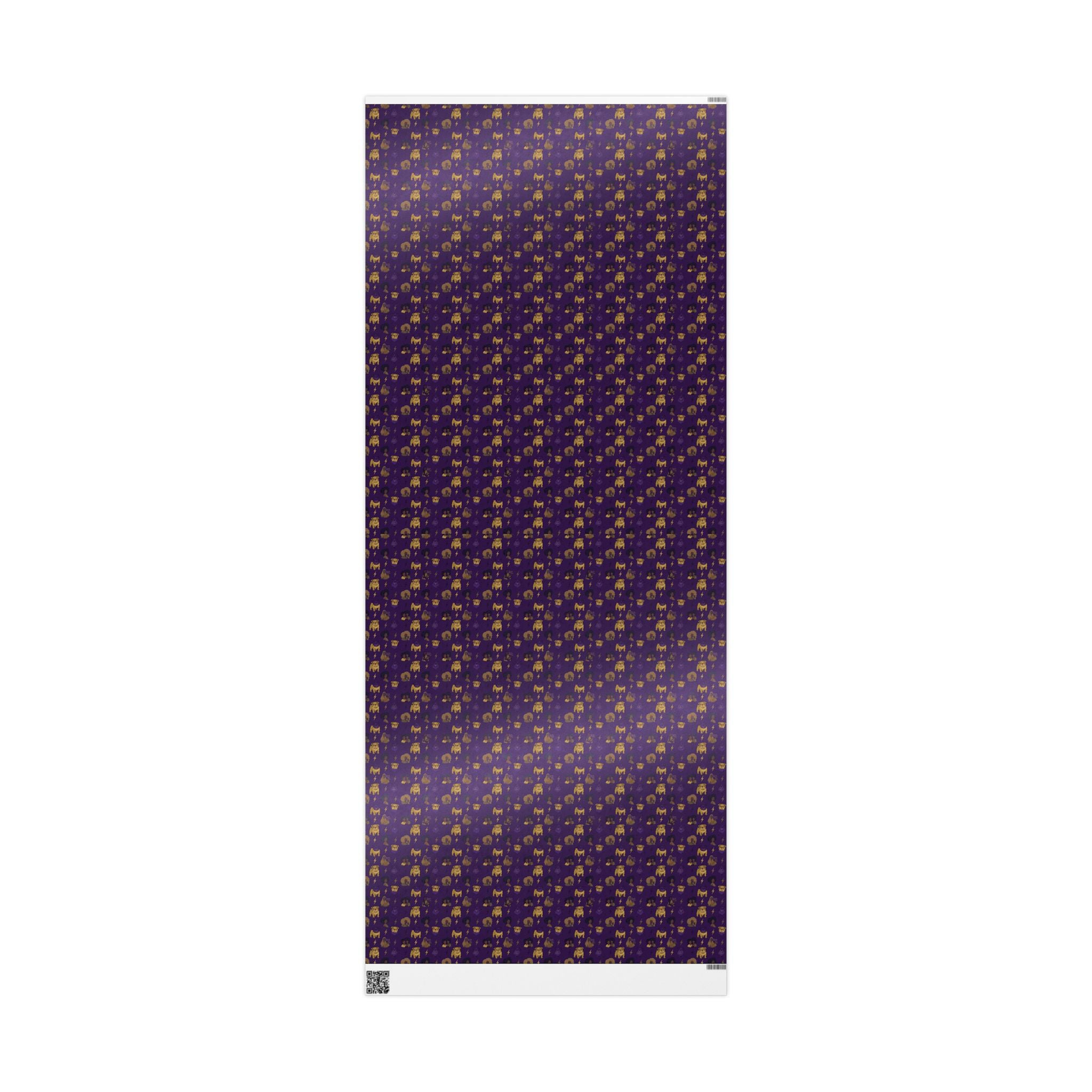Violet Thunder & Golden Bulldog Wrapping Paper — Family Wrap Co.
