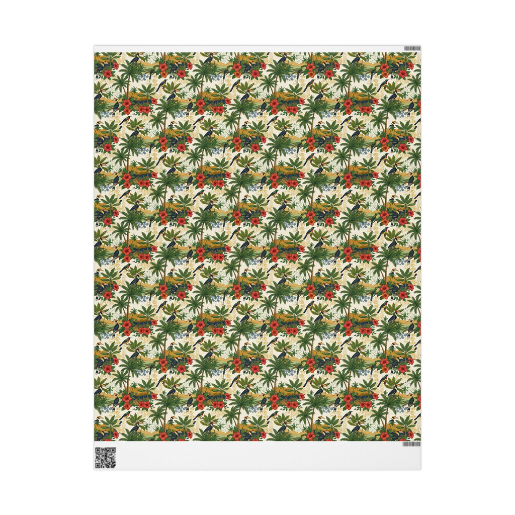Freetown Tropical Palms Wrapping Paper — Family Wrap Co.