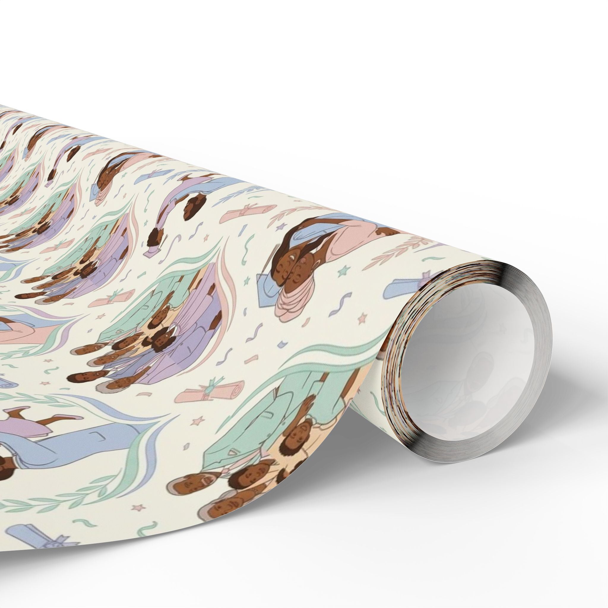 Pastel Graduation & Achievement Wrapping Paper — Family Wrap Co.