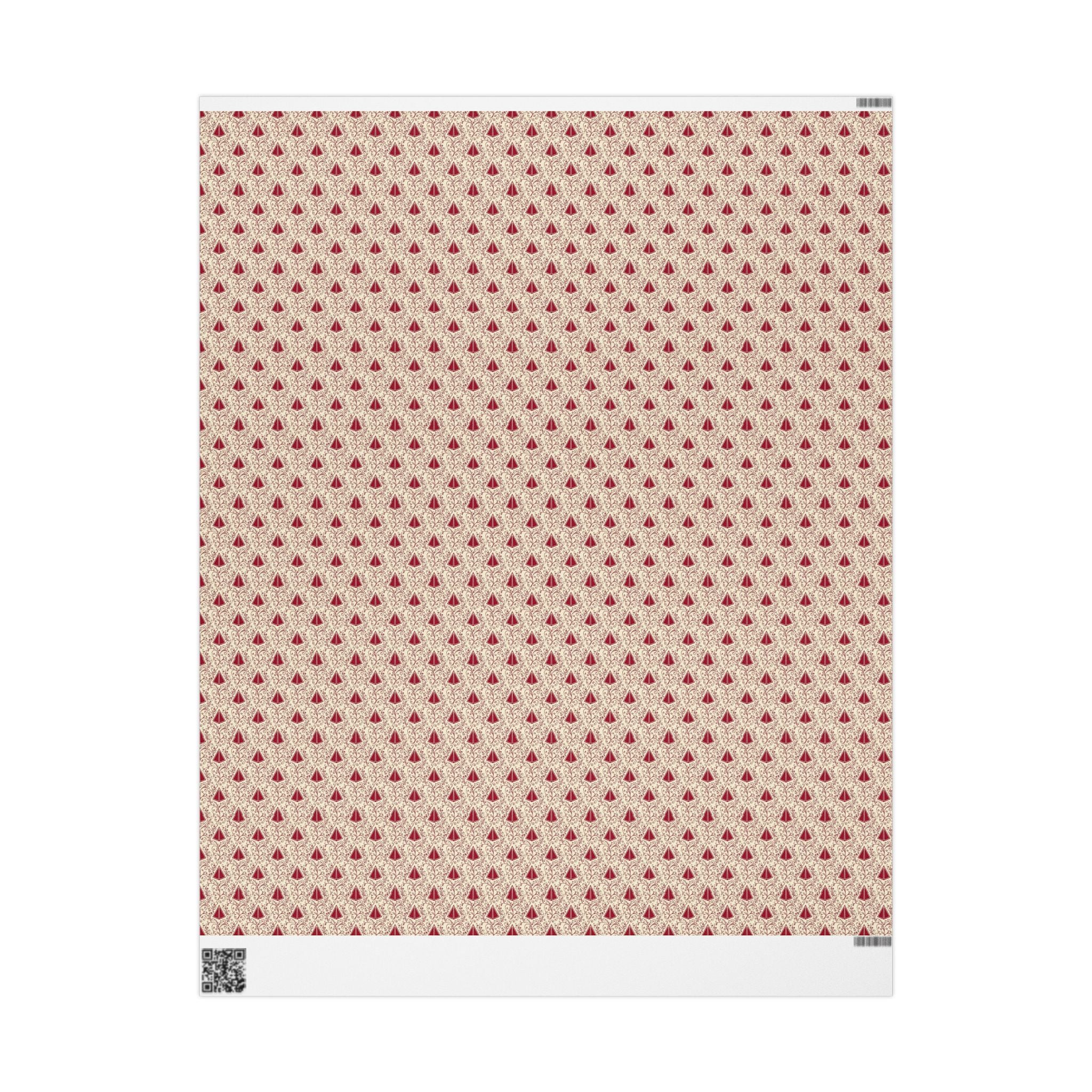 Pyramid & Filigree Statement Pattern — African American Gift Wrap by Family Wrap Co.