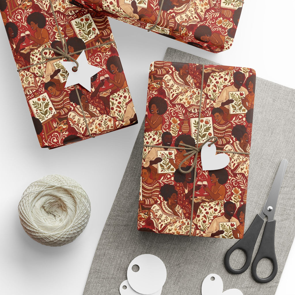 Paint & Sip Soirée Wrapping Paper — Family Wrap Co.
