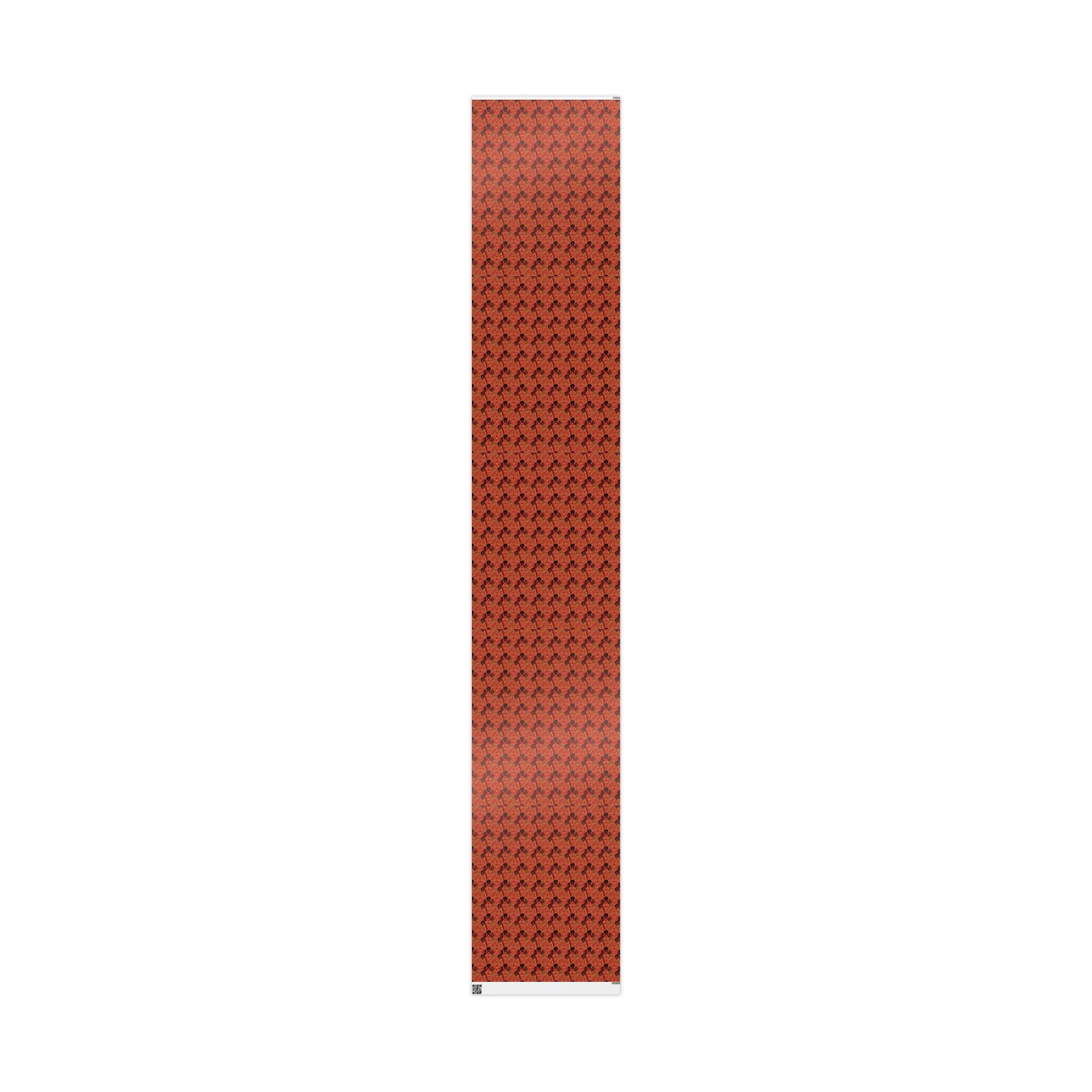 Crimson & Gold Diamond Cane Collection — African American Gift Wrap by Family Wrap Co.
