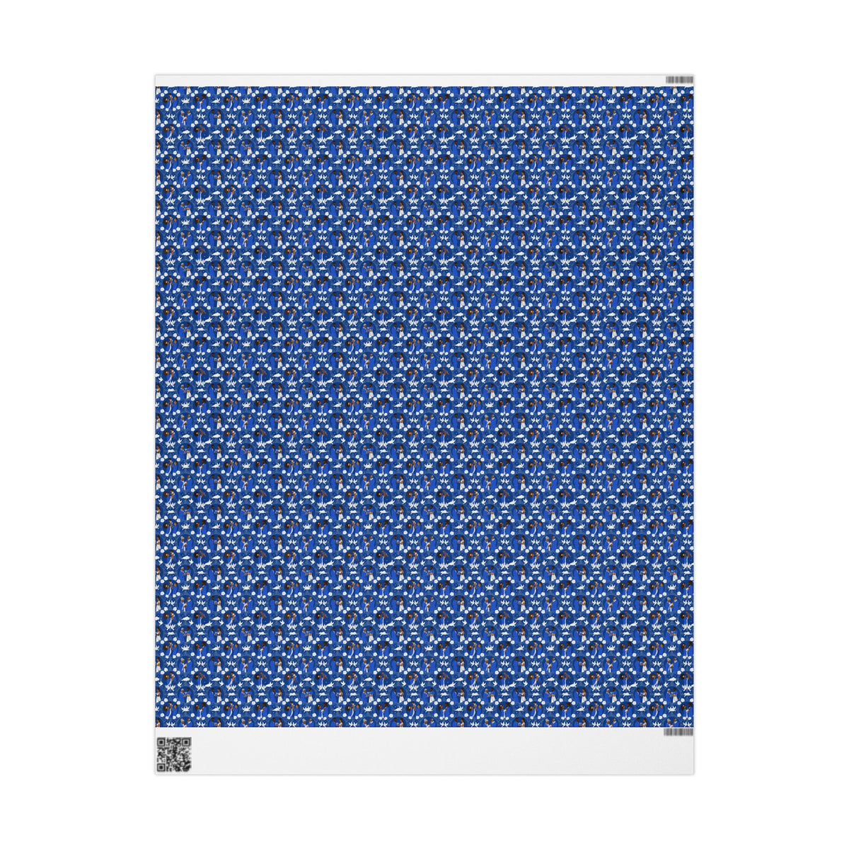 Royal Blue Dove & Rose — Family Grace — African American Gift Wrap by Family Wrap Co.