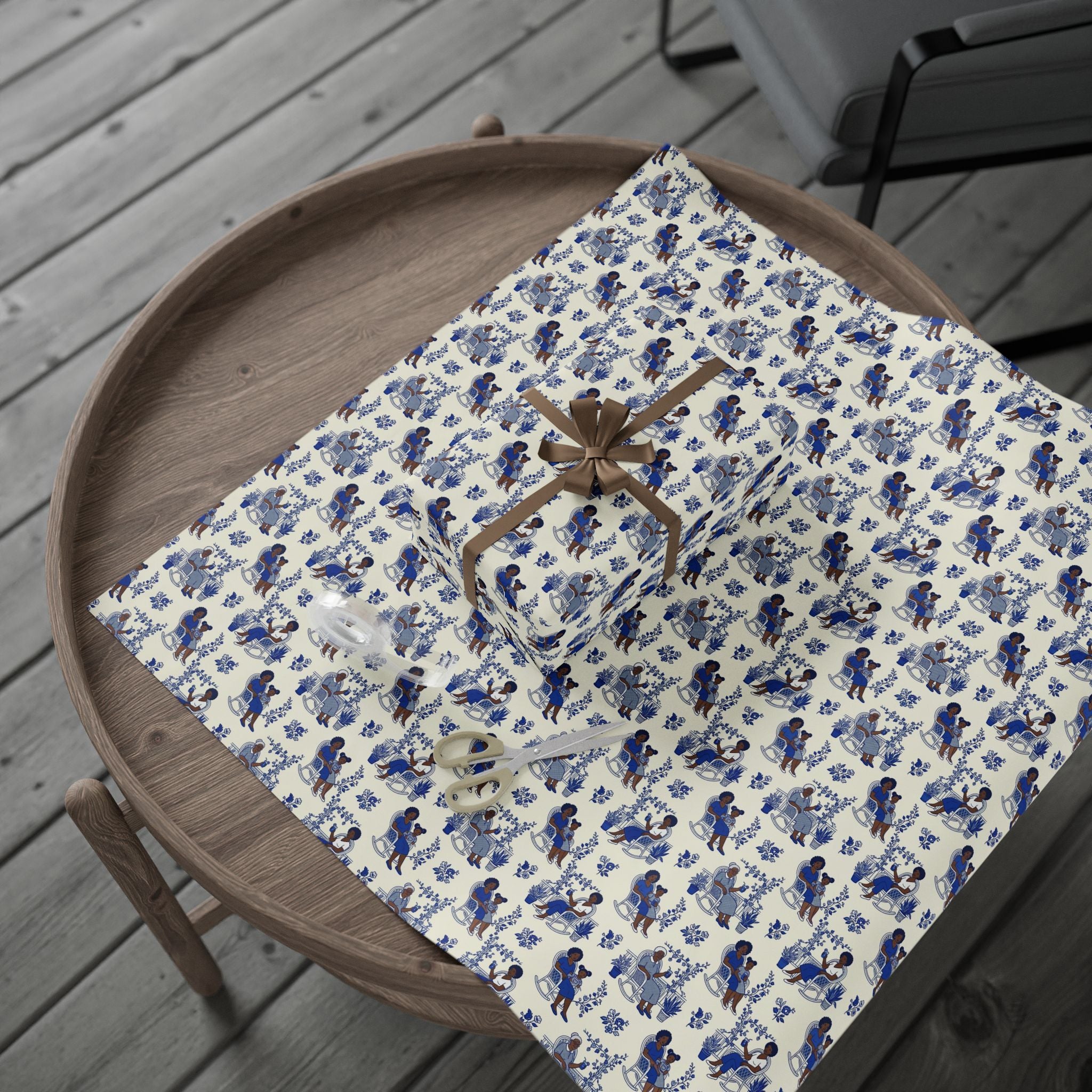 Porch Sitting & Afternoon Tea Wrapping Paper — Family Wrap Co.