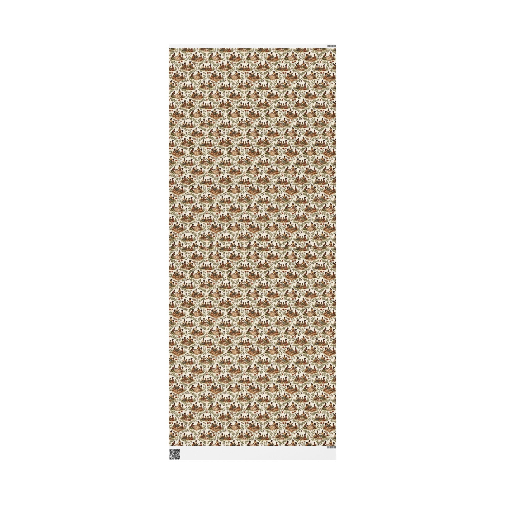 Picnic in the Park — Cinnamon & Olive Wrapping Paper — Family Wrap Co.