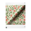Pink & Green Rose Lattice -- Garden of Pearls — African American Gift Wrap by Family Wrap Co.