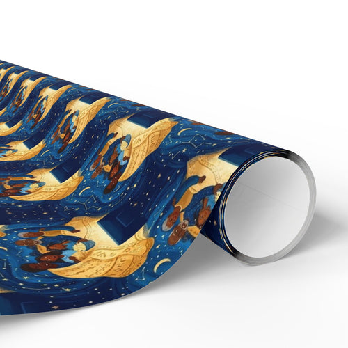 Cozy Family Movie Night Wrapping Paper — Family Wrap Co.