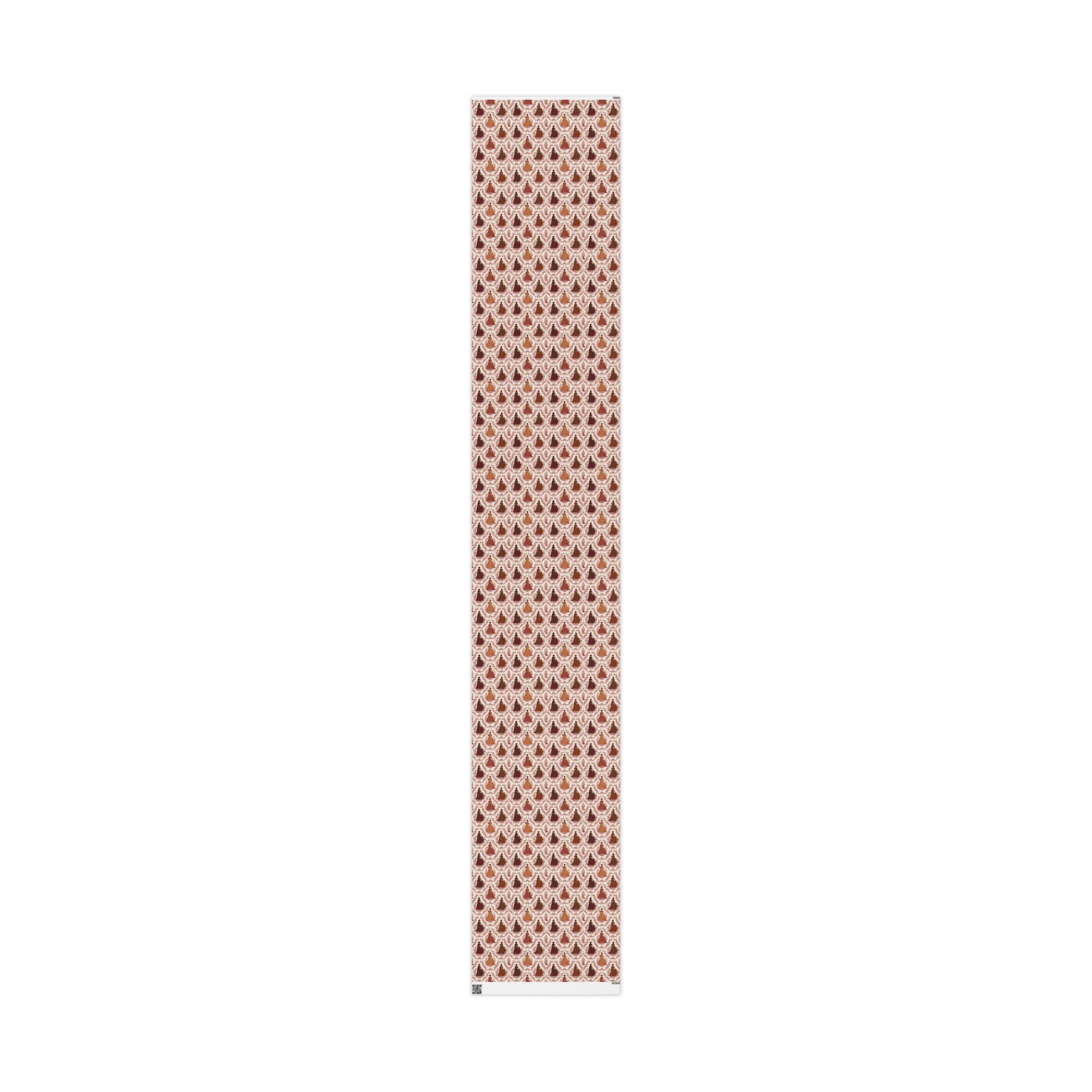 Crimson & Cream Toile Elegance Wrapping Paper — Family Wrap Co.