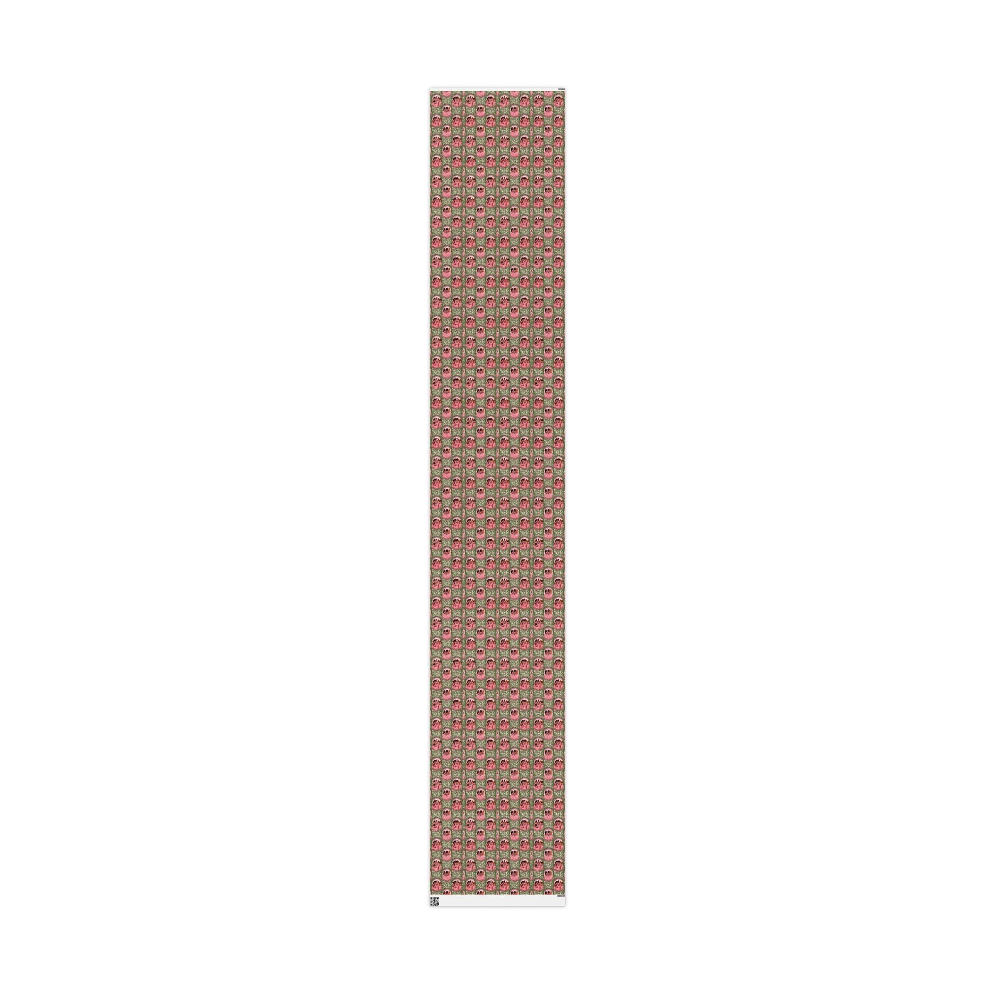 Pink & Green Garden Party Wrapping Paper — Family Wrap Co.