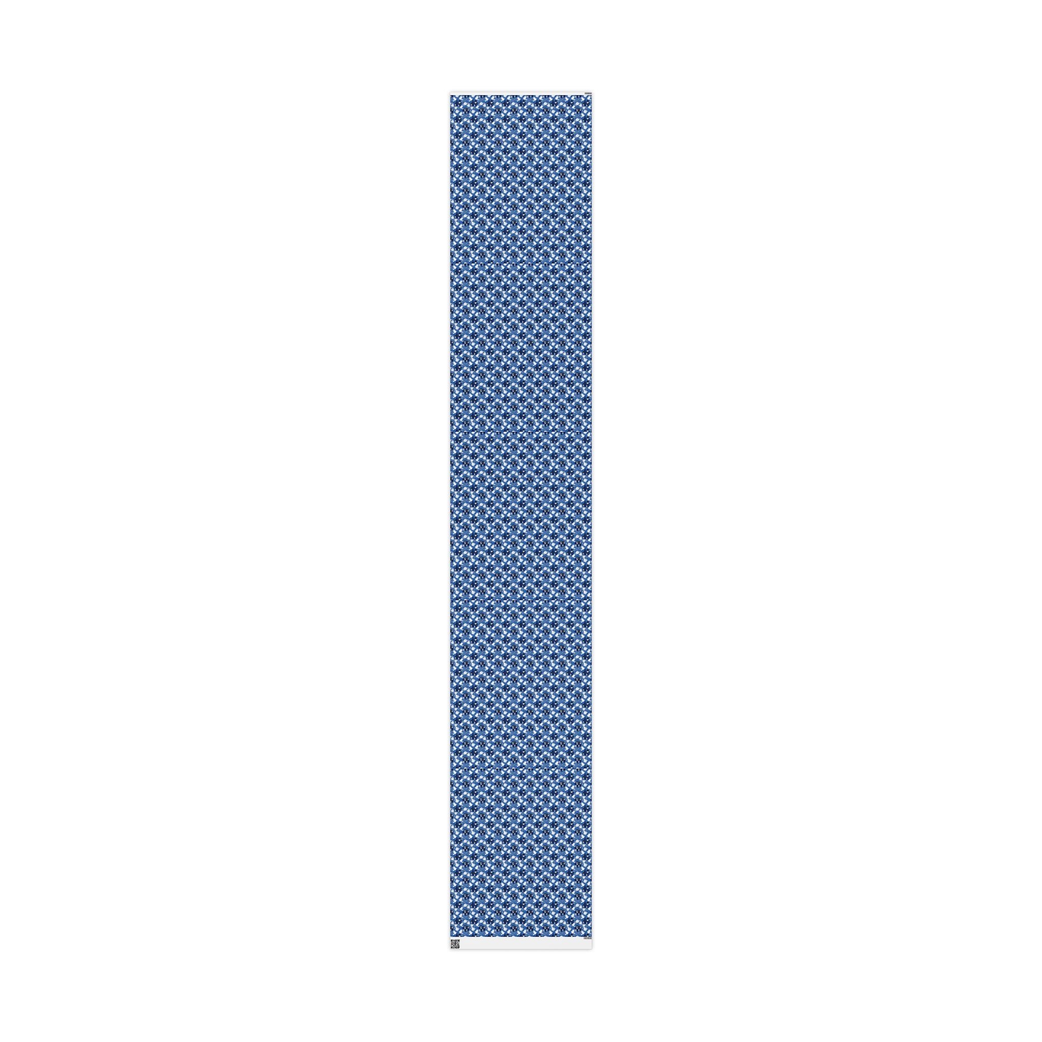 Blue & White Grace Family Collection — African American Gift Wrap by Family Wrap Co.