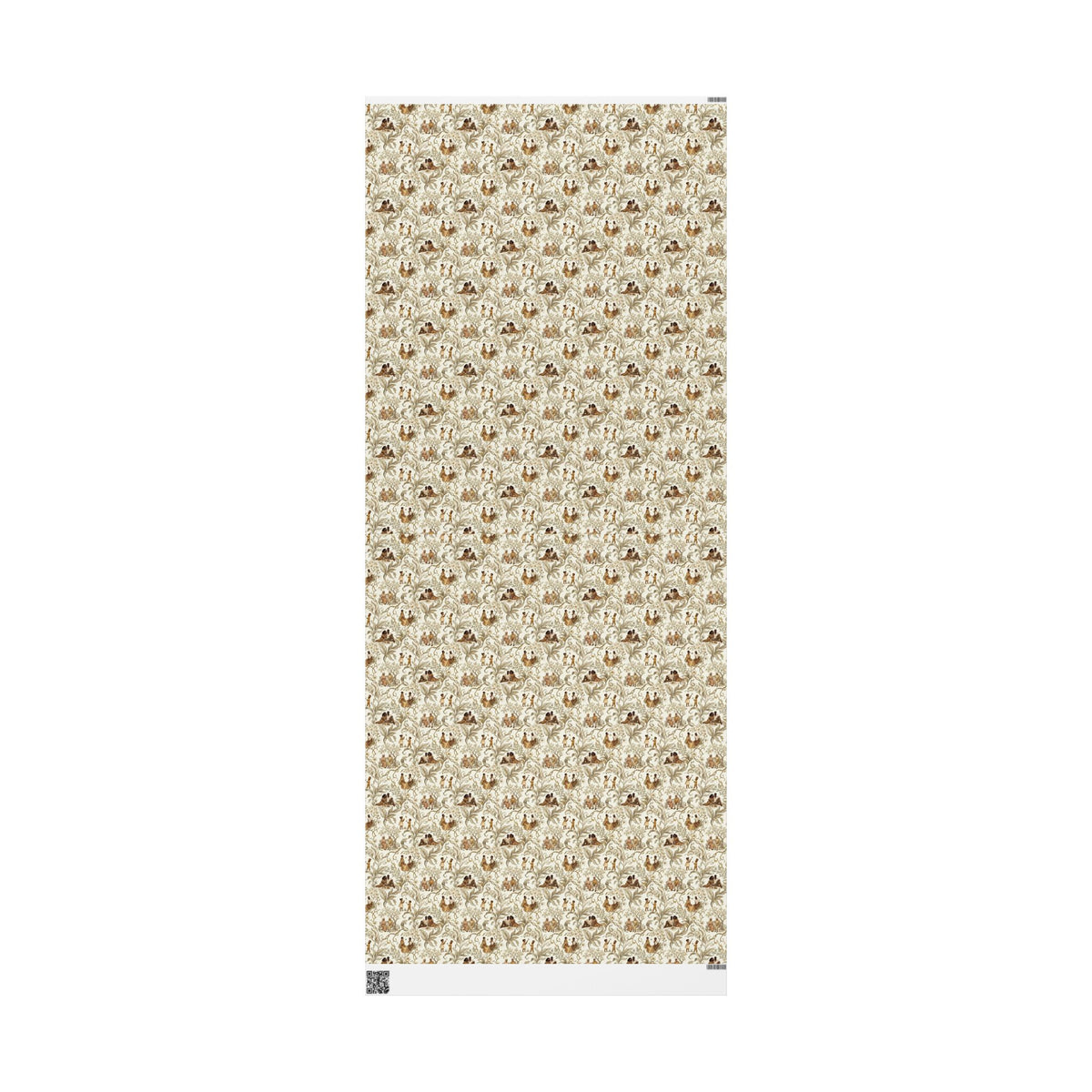 Golden Botanical Green & Gold Wrapping Paper — Family Wrap Co.