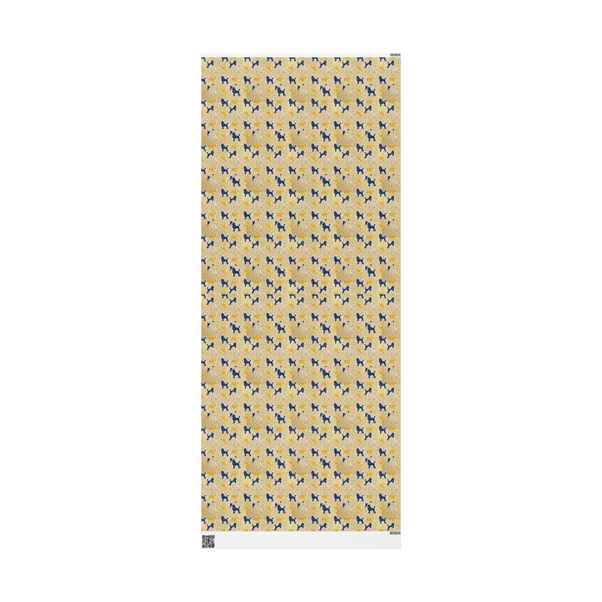 Cobalt Filigree Garden Wrapping Paper — Family Wrap Co.