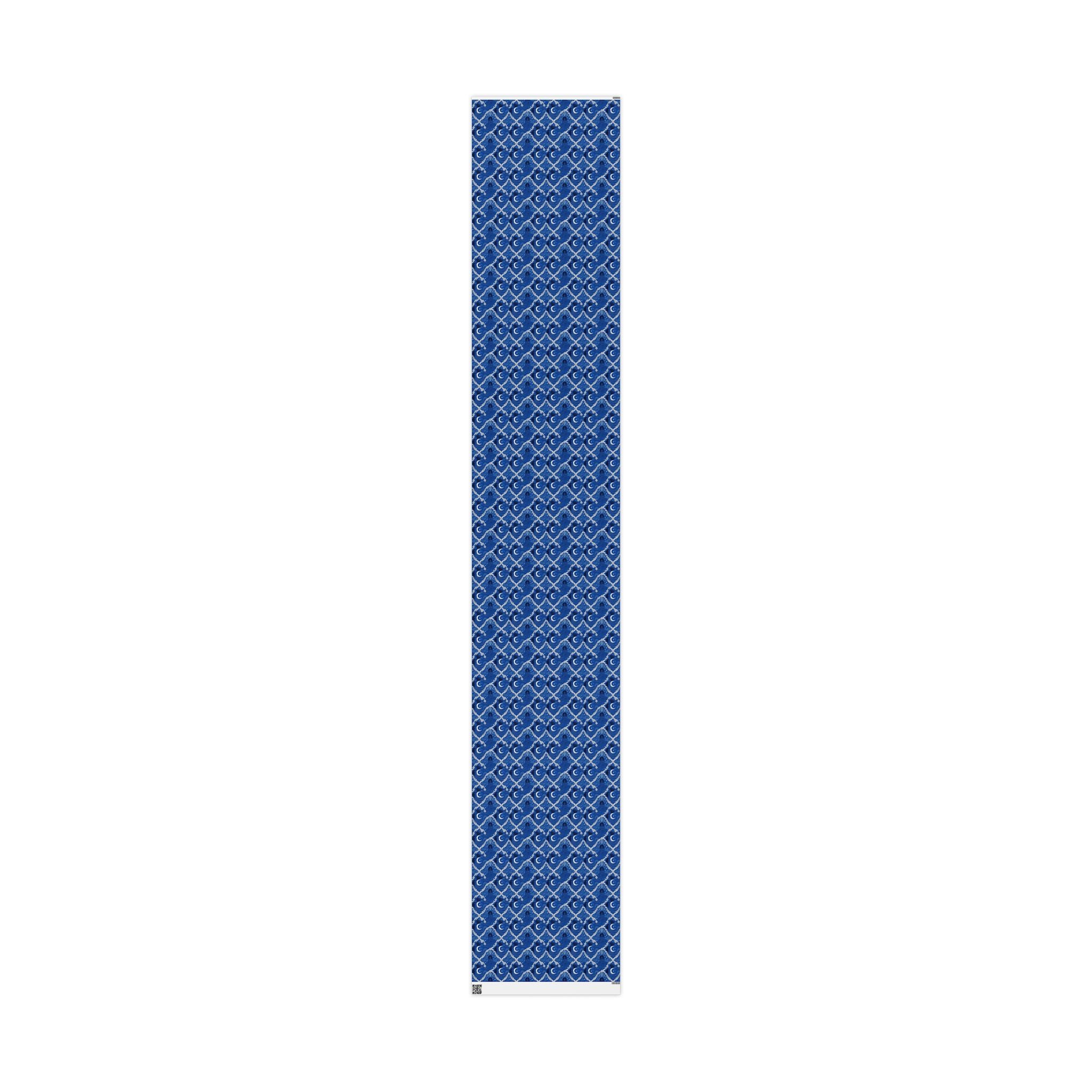 Royal Blue & White Celestial Sisters Gift Wrap — Family Wrap Co.
