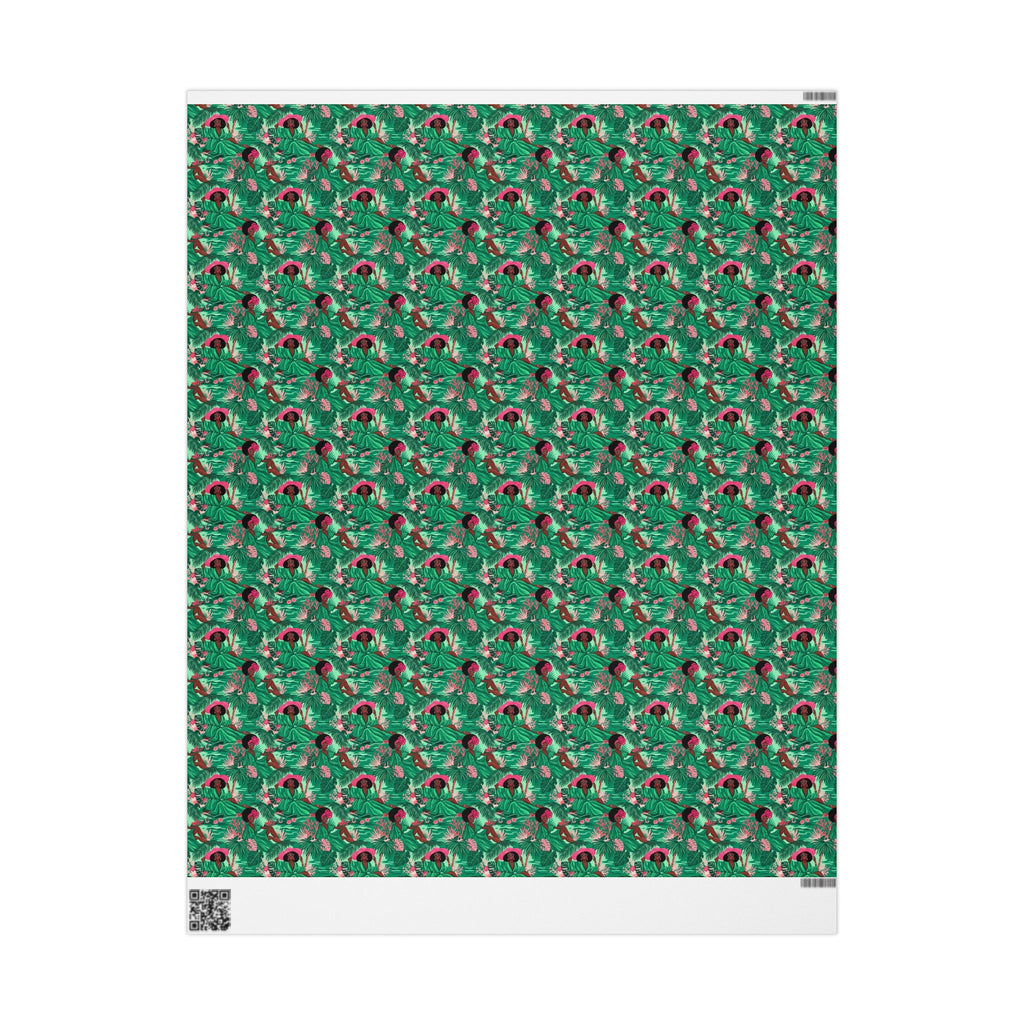 Tropical Beach Vacation Getaway Wrapping Paper — Family Wrap Co.