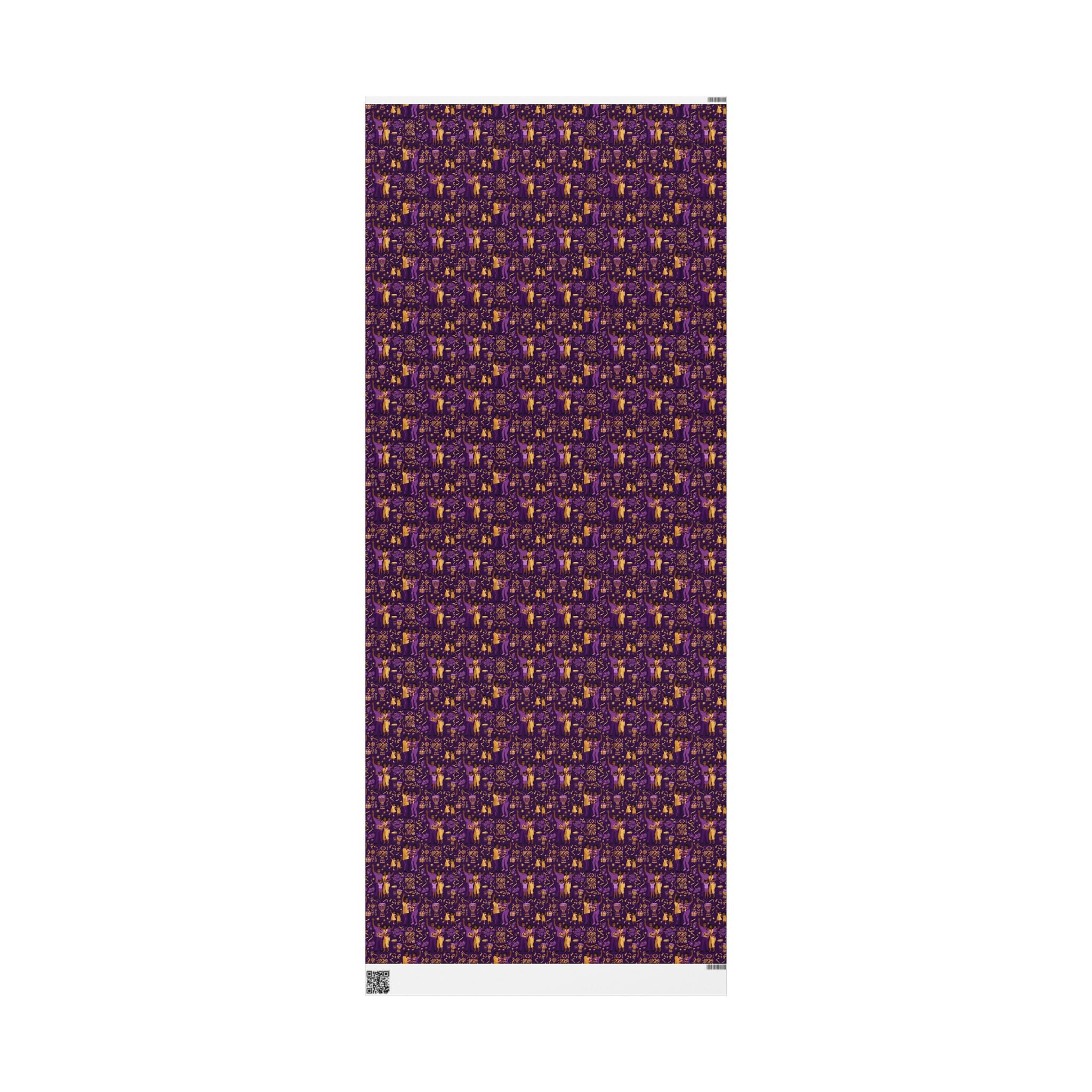 Purple & Gold Family Jubilee Wrapping Paper — Family Wrap Co.