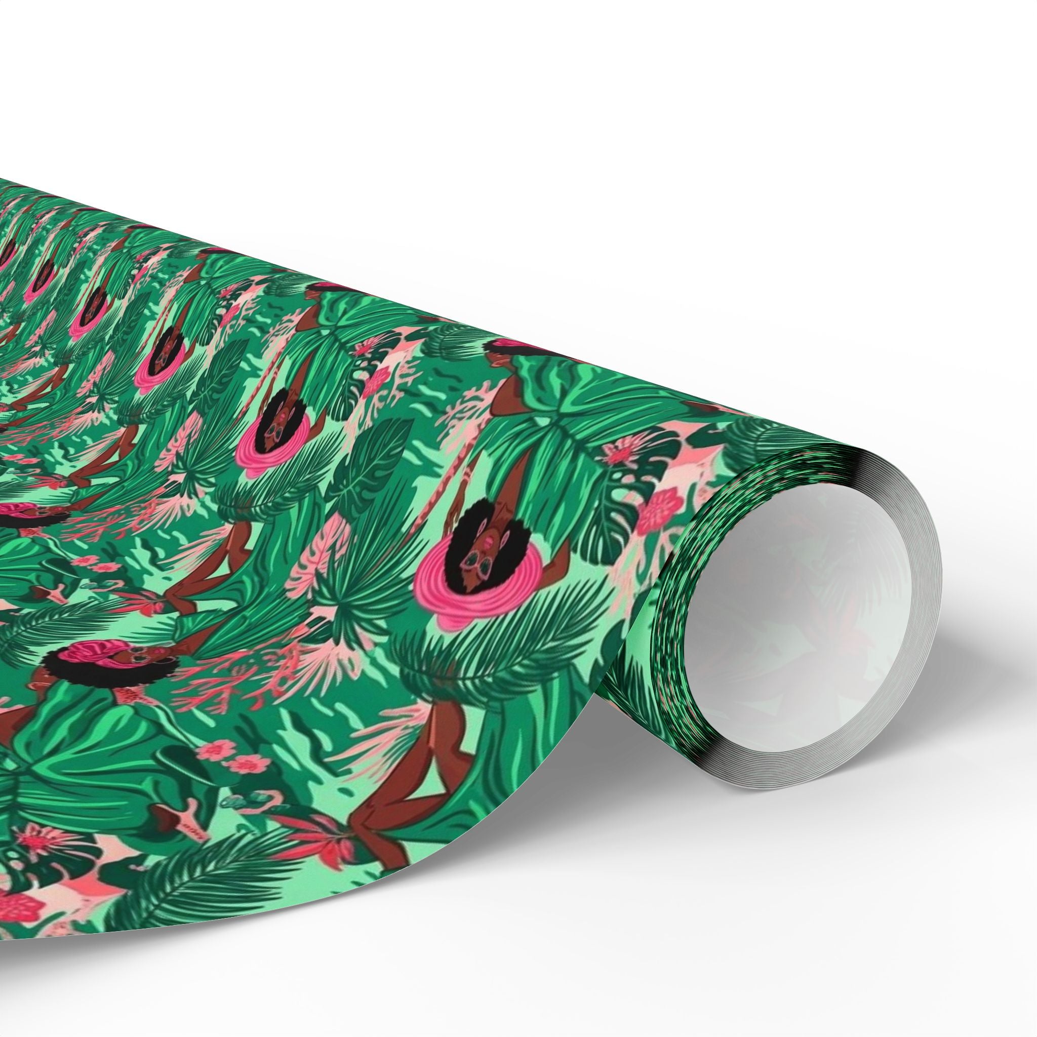 Tropical Beach Vacation Getaway Wrapping Paper — Family Wrap Co.