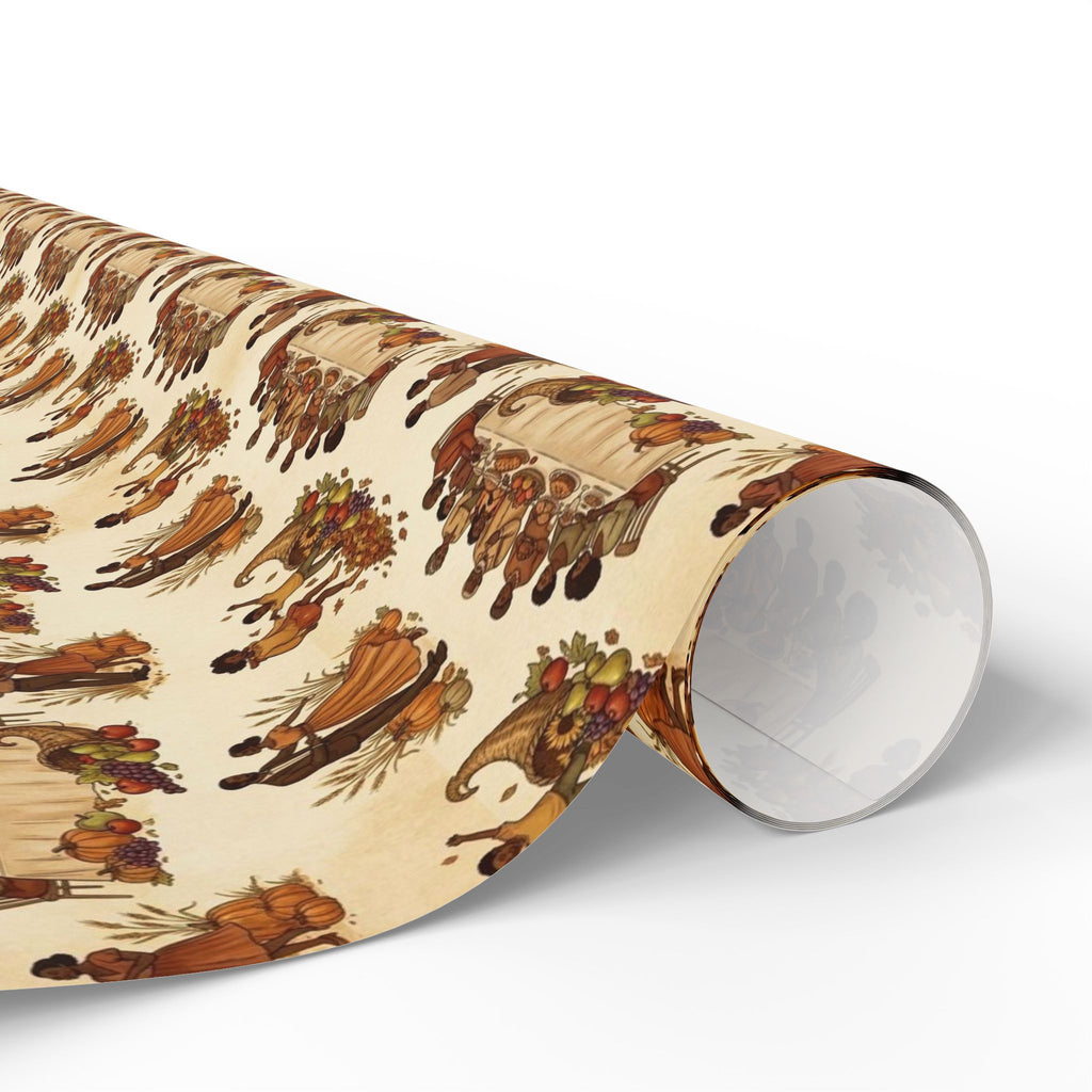 Golden Harvest Family Gathering Wrapping Paper — Family Wrap Co.