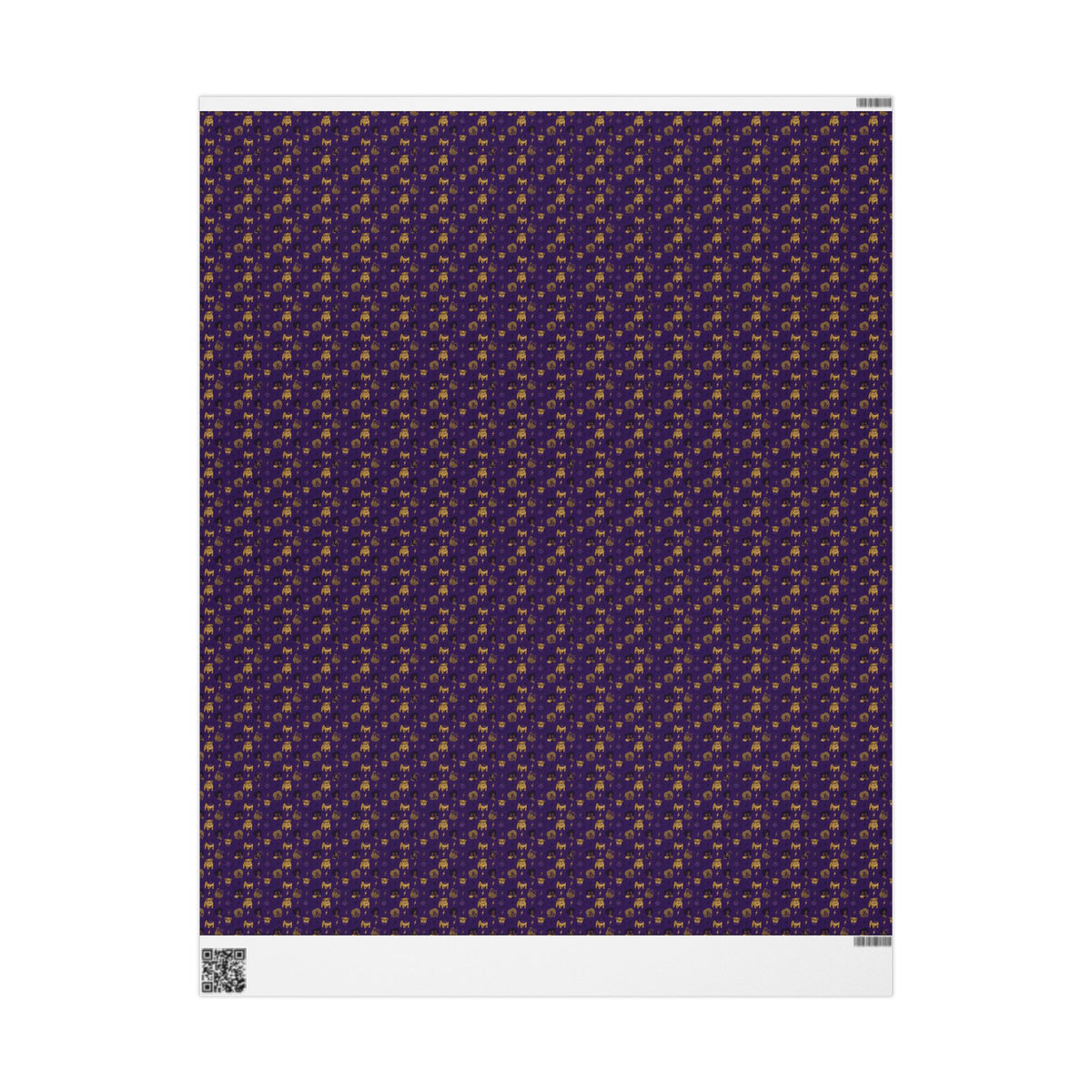 Violet Thunder & Golden Bulldog — African American Gift Wrap by Family Wrap Co.