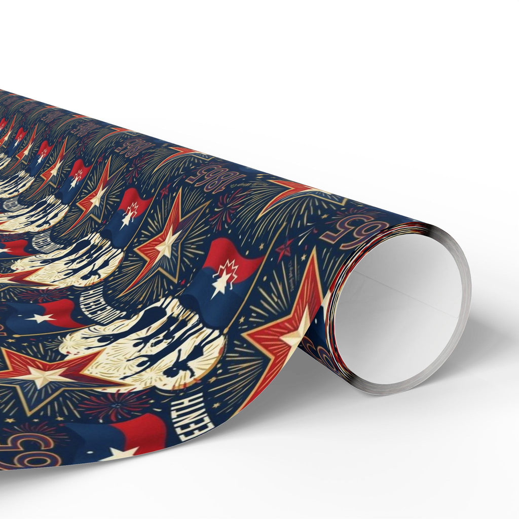 Juneteenth Freedom Celebration Pattern — African American Gift Wrap by Family Wrap Co.